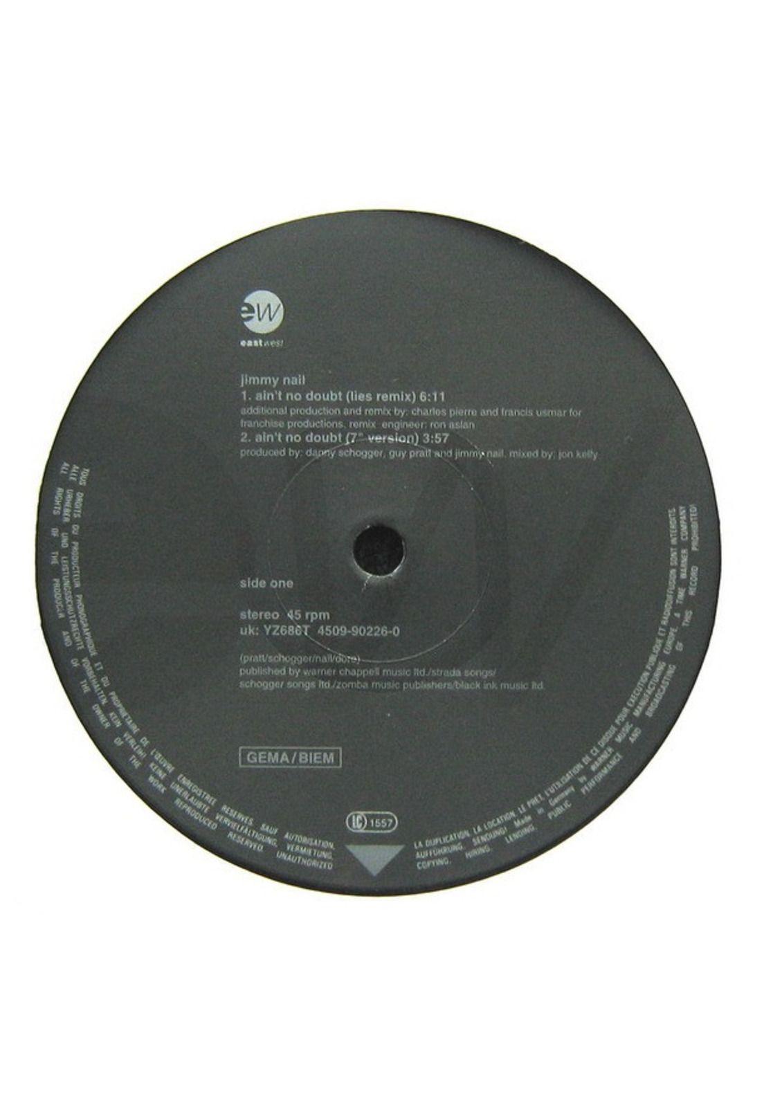 JIMMY NAIL - AIN'T NO DOUBT | 12" MAXI SINGLE VINILO USADO-2
