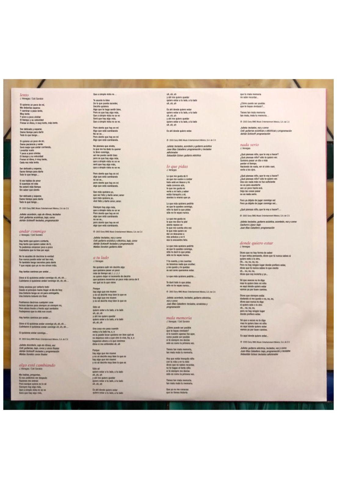 JULIETA VENEGAS  - SI (2LP) | VINILO-5