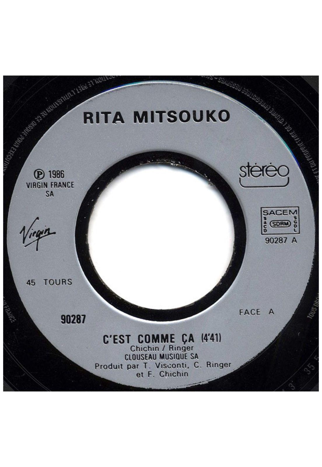 LE RITA MITSOUKO - C'EST COMME CA | 7" SINGLE USADO-2
