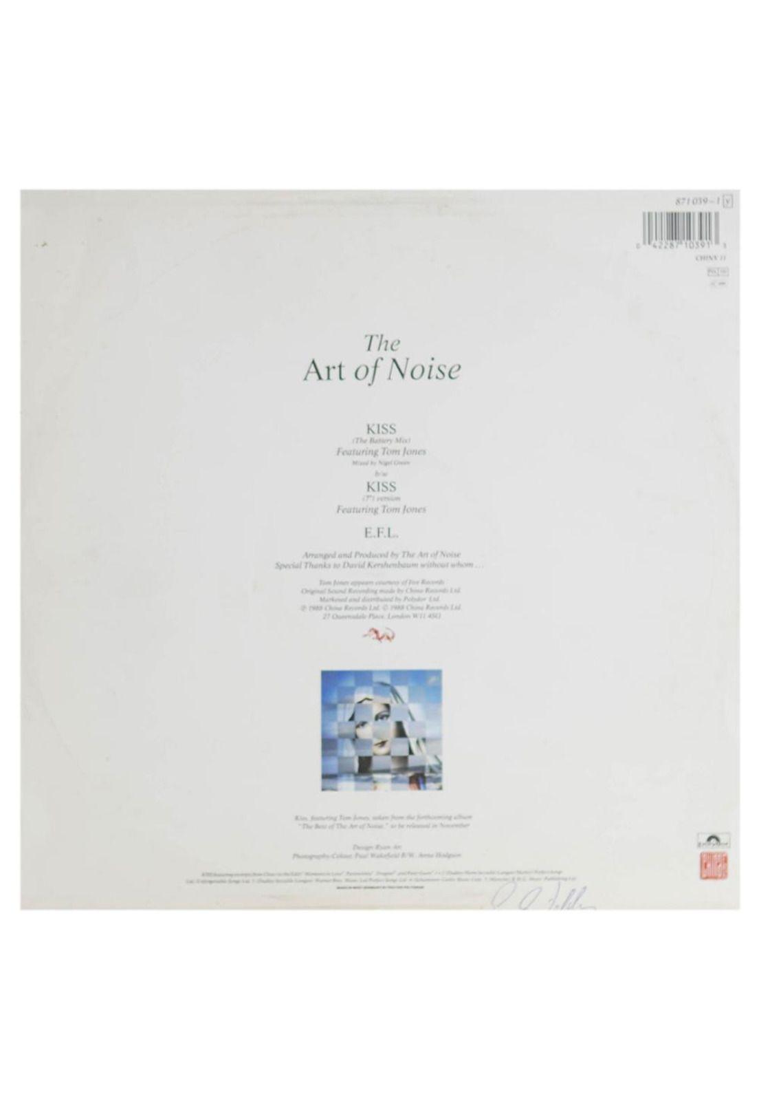 ART OF NOISE FT. TOM JONES - KISS | 12" MAXI SINGLE USADO-1