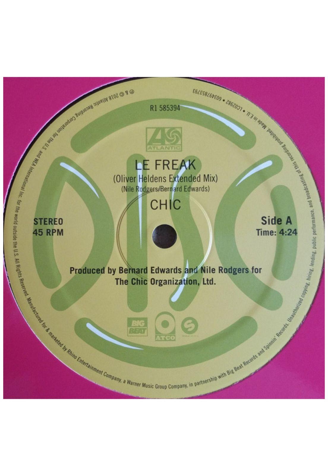 CHIC - LE FREAK (12" MAXI SINGLE) | VDE-NUEVO/SELLADO-2