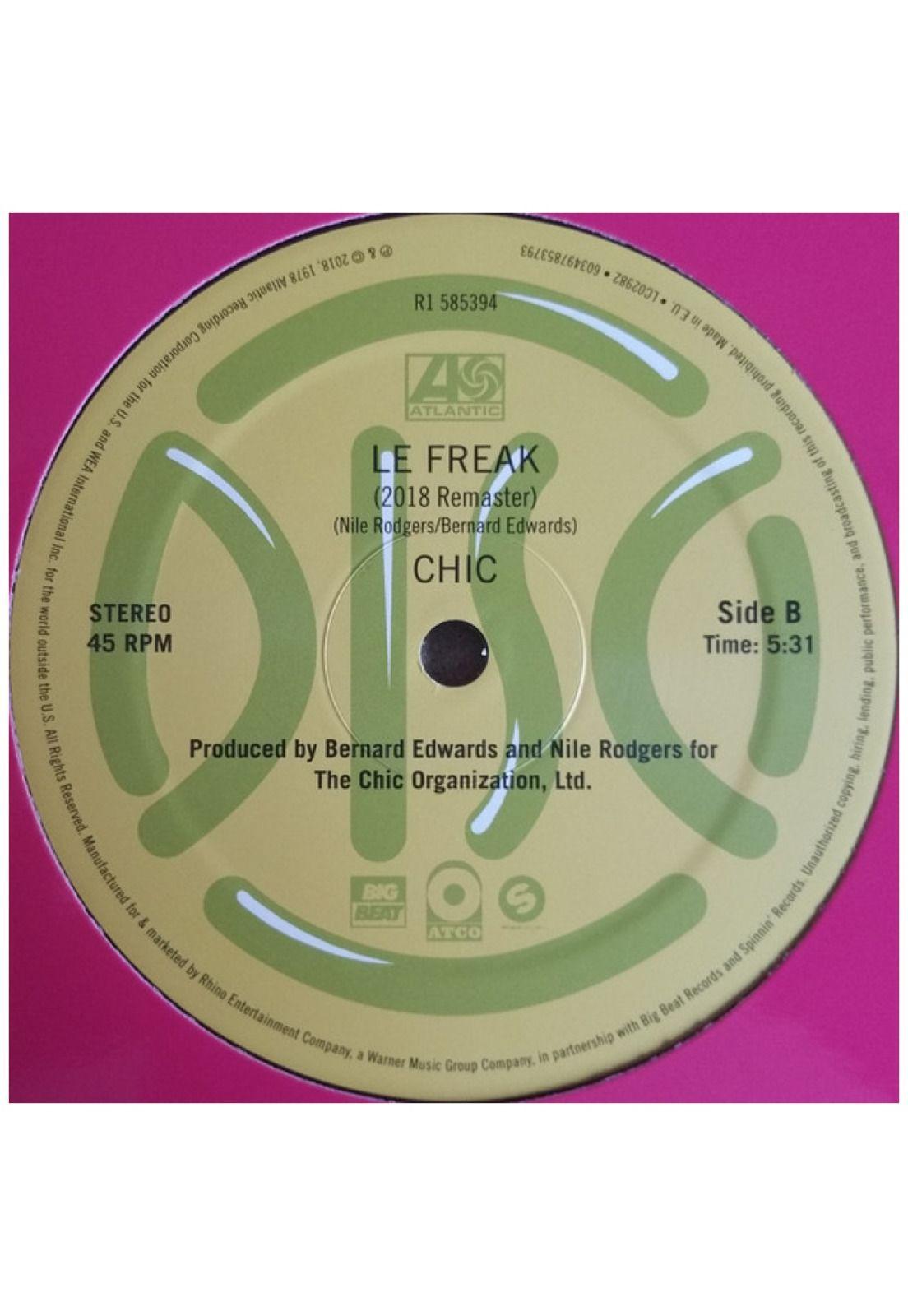 CHIC - LE FREAK (12" MAXI SINGLE) | VDE-NUEVO/SELLADO-3
