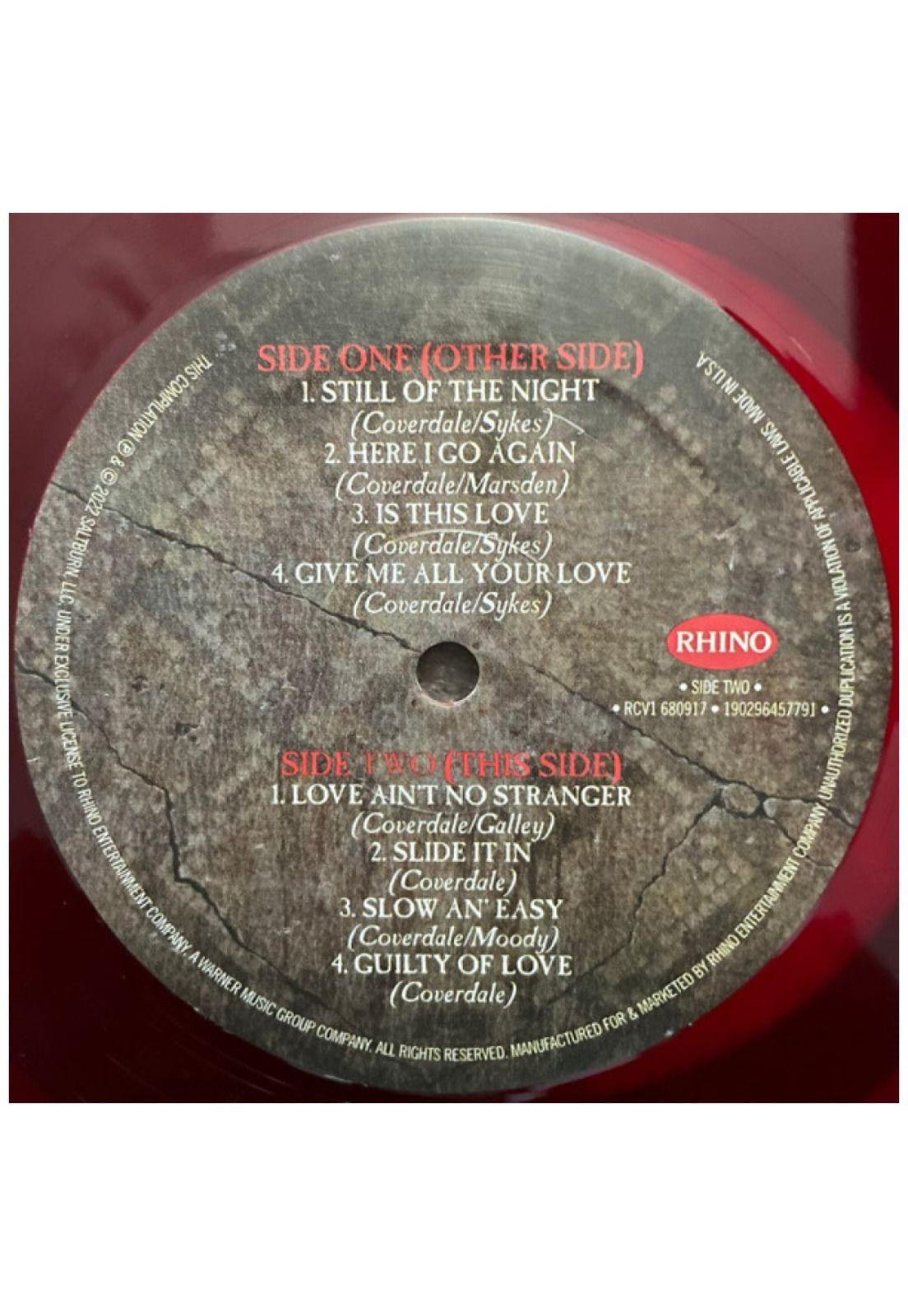 WHITESNAKE - GREATEST HITS (RED VINYL) (2LP) | VINILO-9