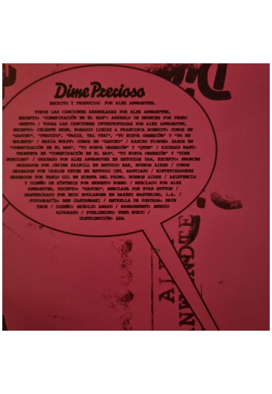 ALEX ANWANDTER - DIME PRECIOSO | VINILO-4
