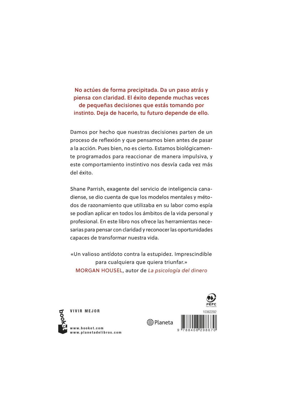 PENSAR CON CLARIDAD (TAPA RÚSTICA) - SHANE PARRISH | LIBRO-1