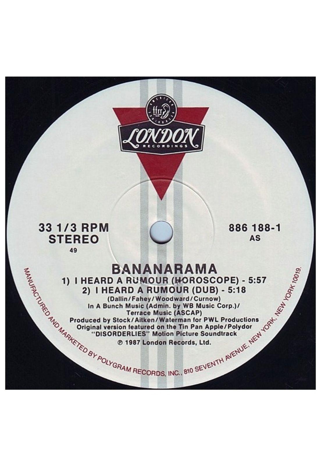 BANANARAMA - I HEARD A RUMOUR | 12" MAXI SINGLE USADO-2