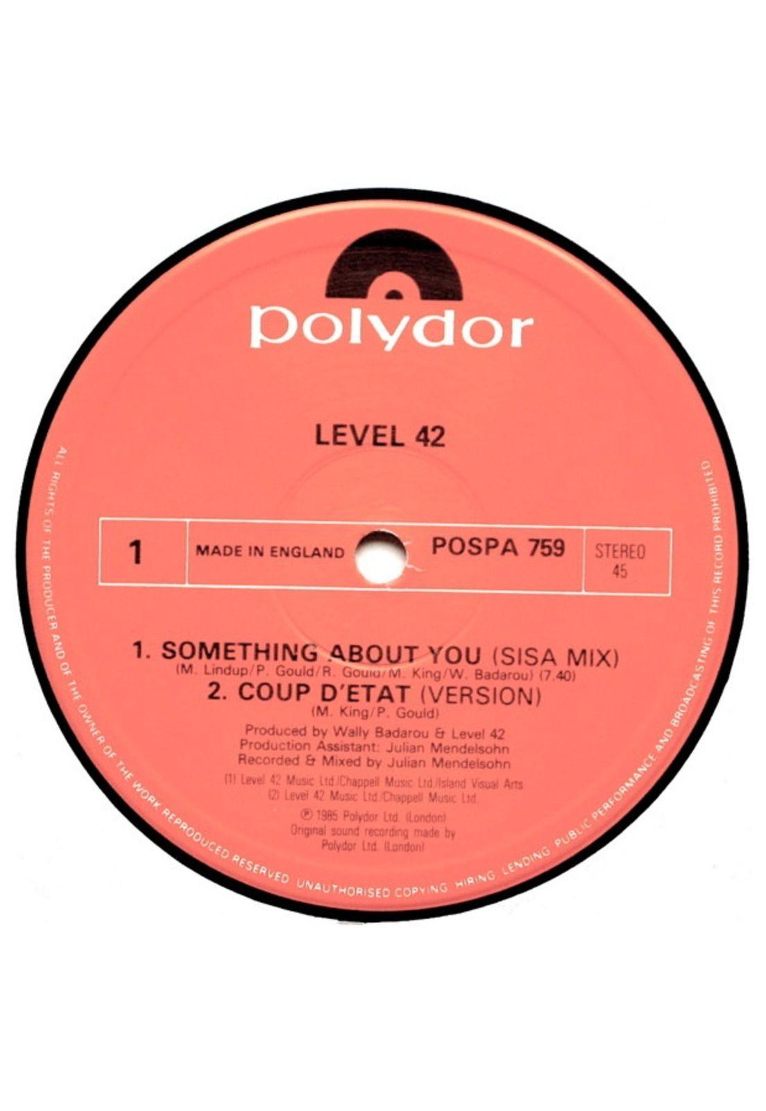 LEVEL 42 - SOMETHING ABOUT YOU (LIMITED EDITION) | 12" MAXI SINGLE USADO-2