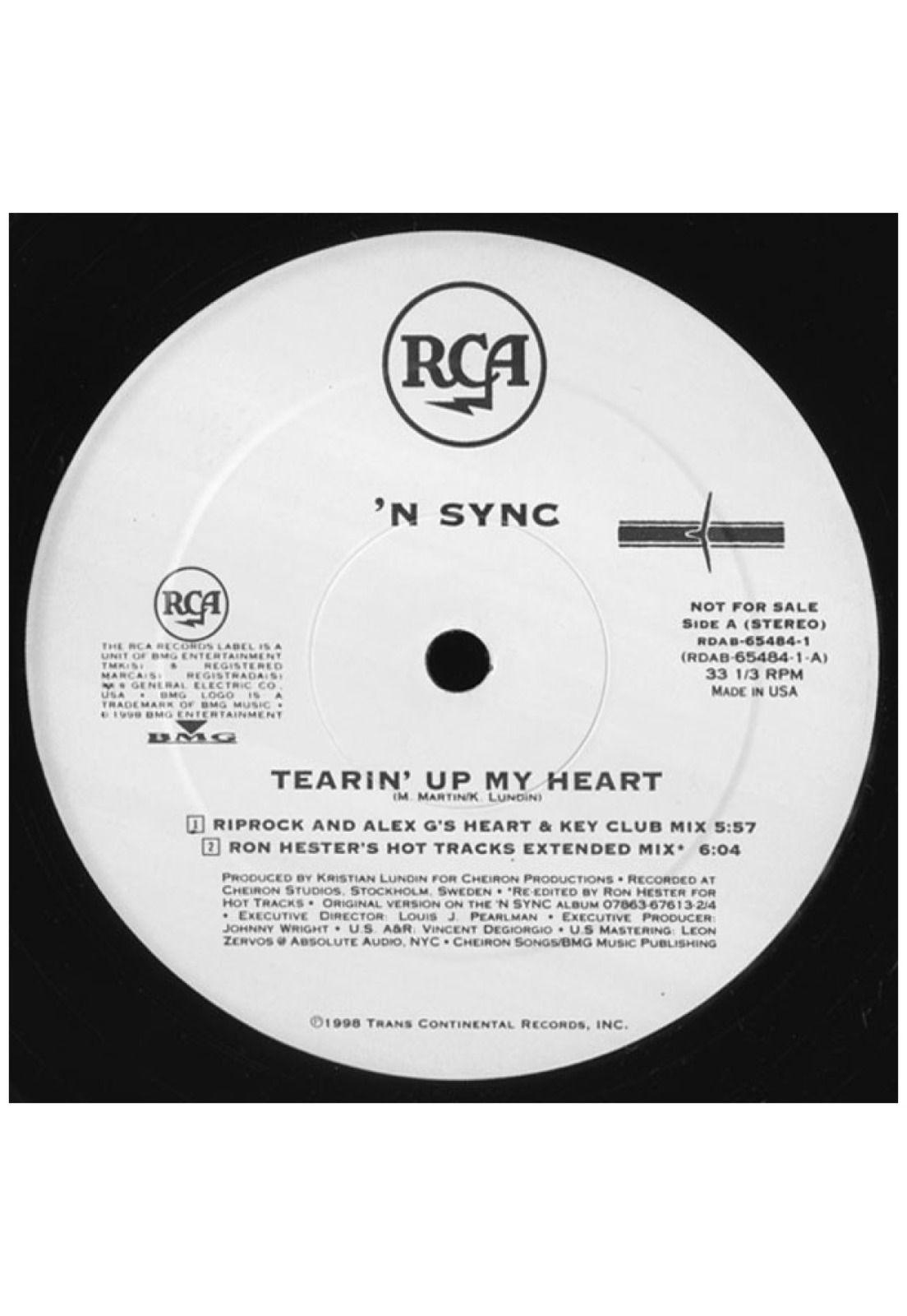 NSYNC - TEARIN' UP MY HEART | 12" MAXI SINGLE VINILO USADO-1