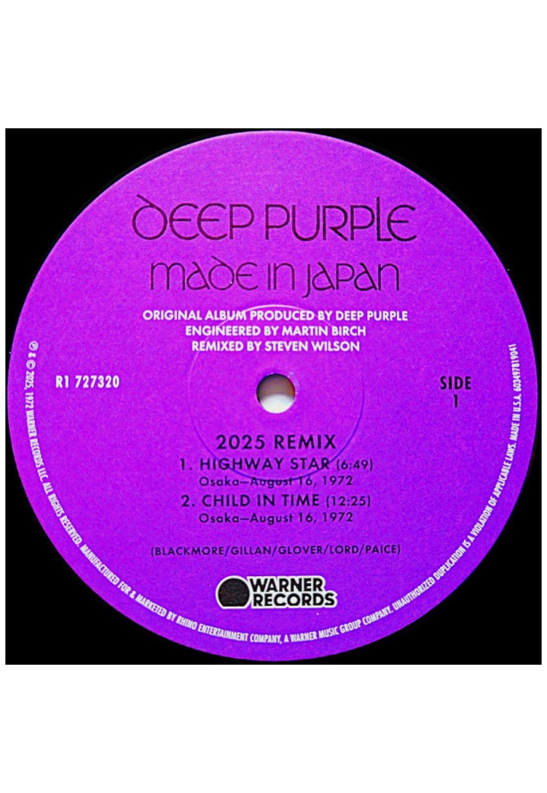 DEEP PURPLE - MADE IN JAPAN (STEVEN WILSON REMIX) (2LP) (ROCKTOBER) | VINILO-4