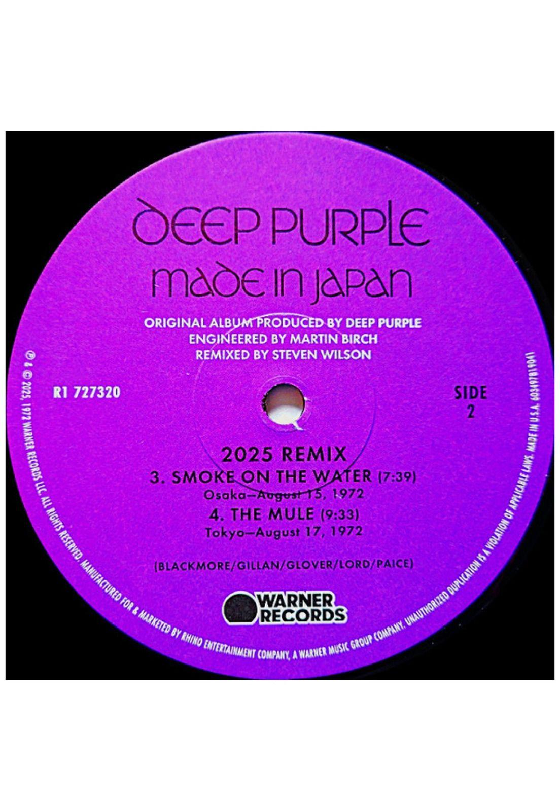 DEEP PURPLE - MADE IN JAPAN (STEVEN WILSON REMIX) (2LP) (ROCKTOBER) | VINILO-5