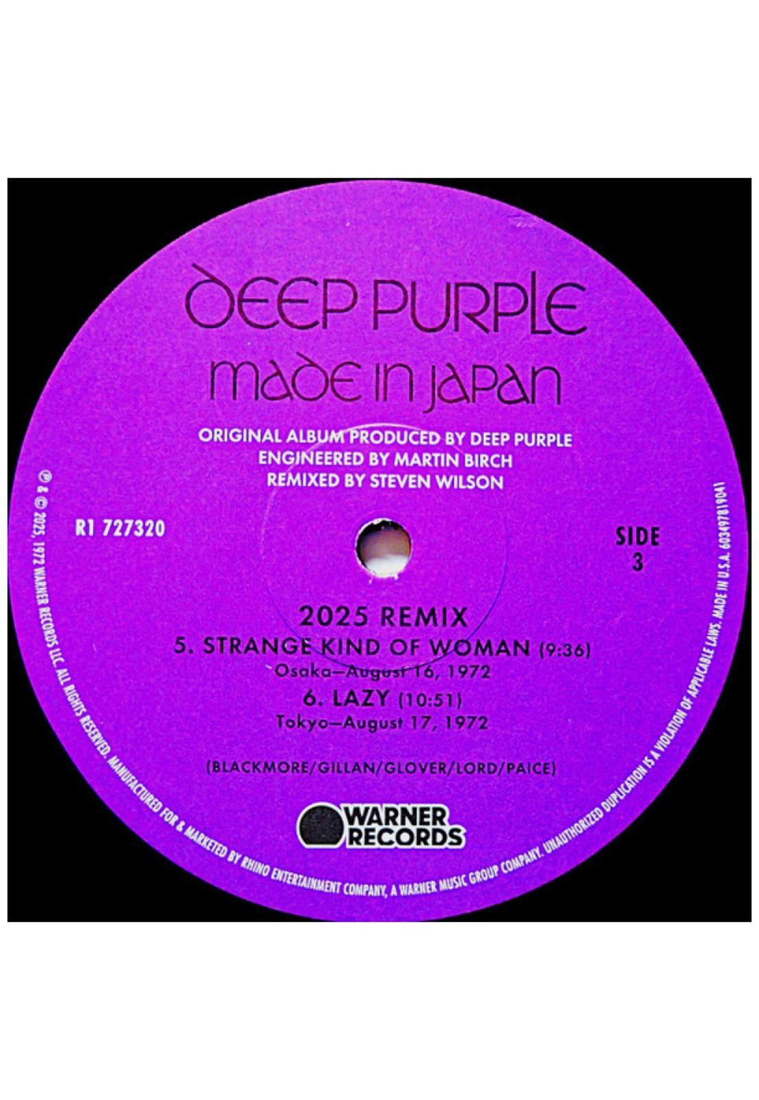 DEEP PURPLE - MADE IN JAPAN (STEVEN WILSON REMIX) (2LP) (ROCKTOBER) | VINILO-6