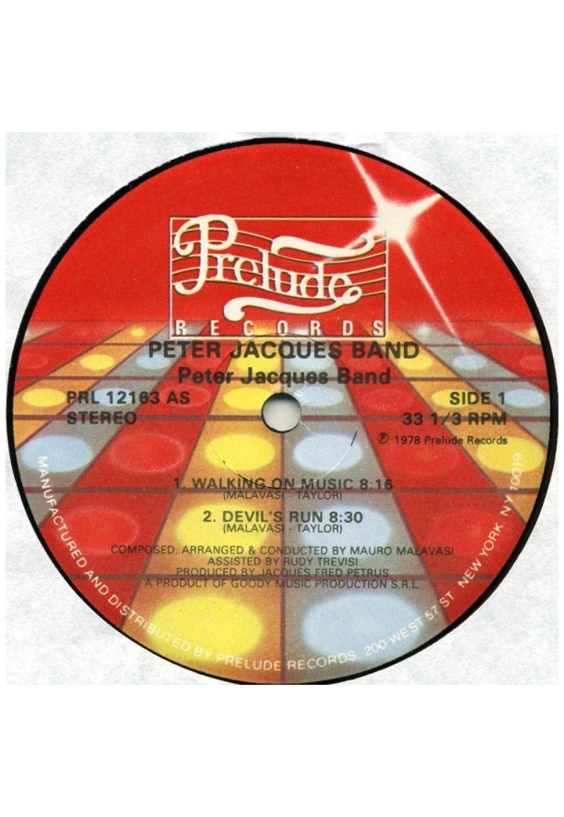 PETER JAEQUES BAND - WALKING ON MUSIC/FIRE NIGHT DANCE | 12" MAXI SINGLE VINILO USADO-2