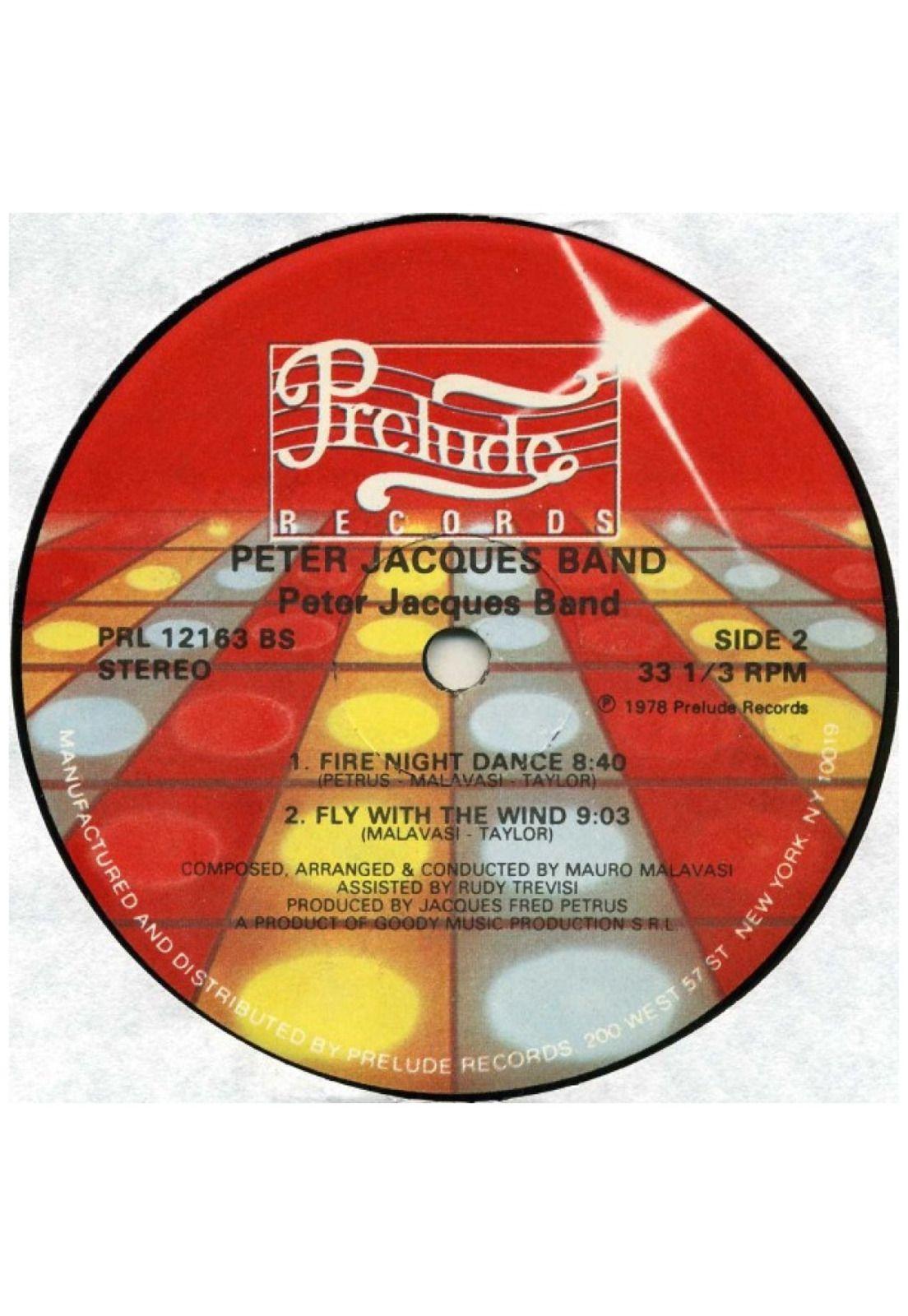 PETER JAEQUES BAND - WALKING ON MUSIC/FIRE NIGHT DANCE | 12" MAXI SINGLE VINILO USADO-3