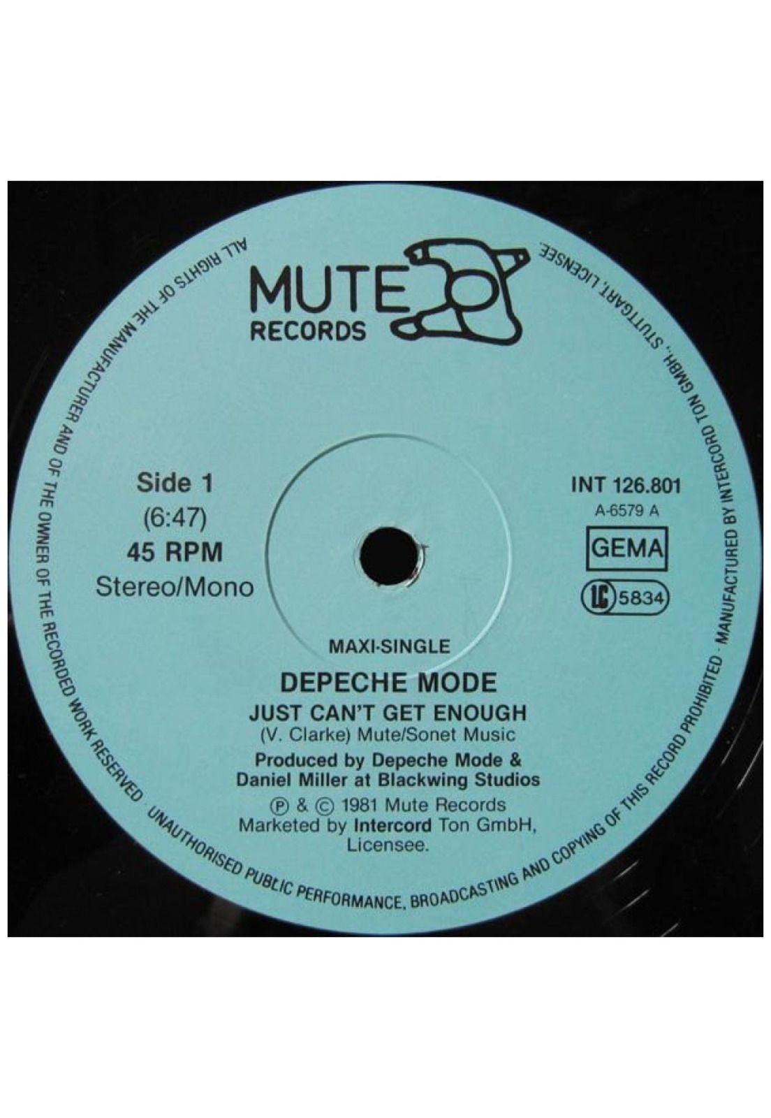 DEPECHE MODE - JUST CAN'T GET ENOUGH | 12" MAXI SINGLE VINILO USADO-2