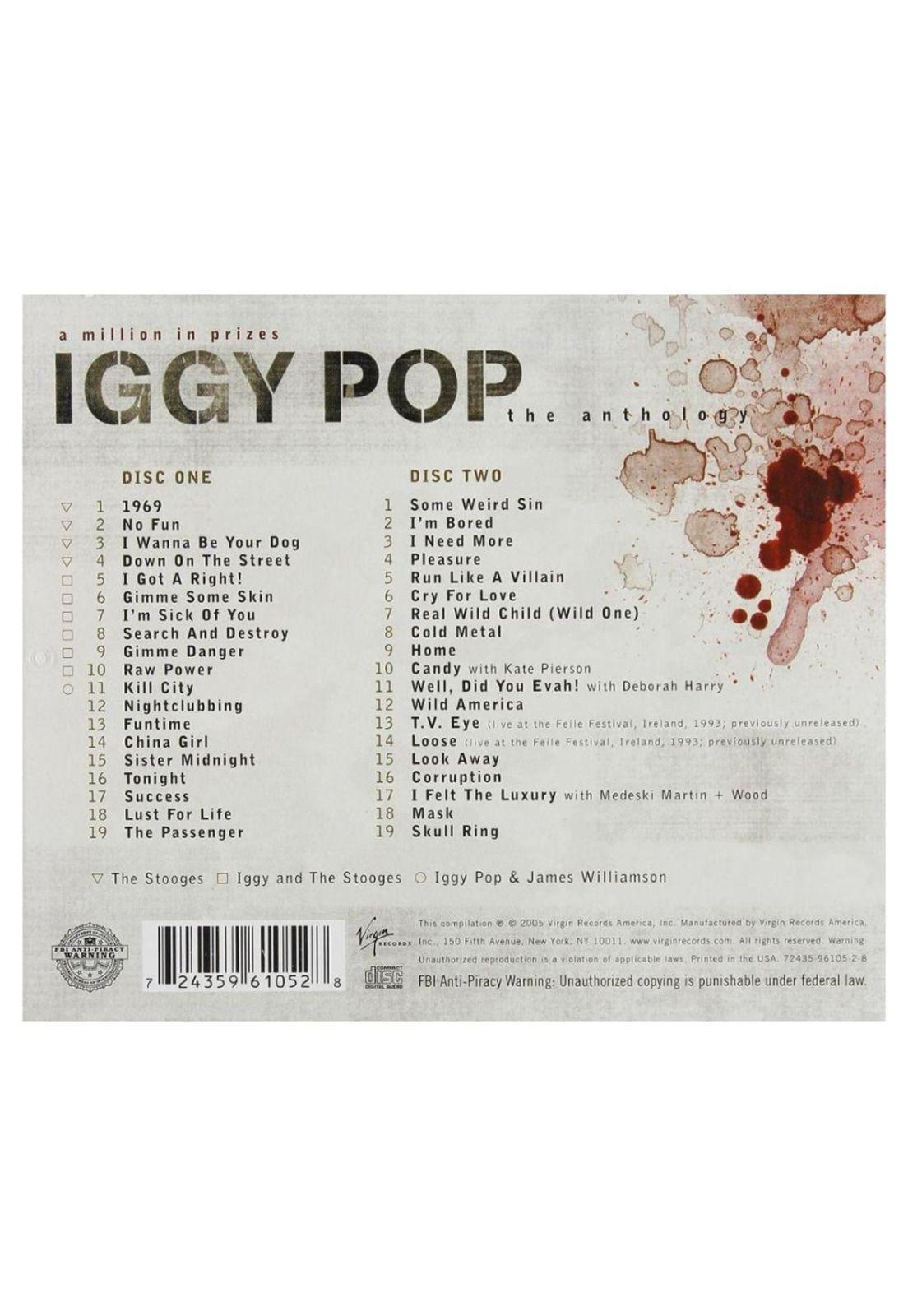 IGGY POP - A MILLION IN PRIZES ANTHOLOGY (2CD) | CD-1