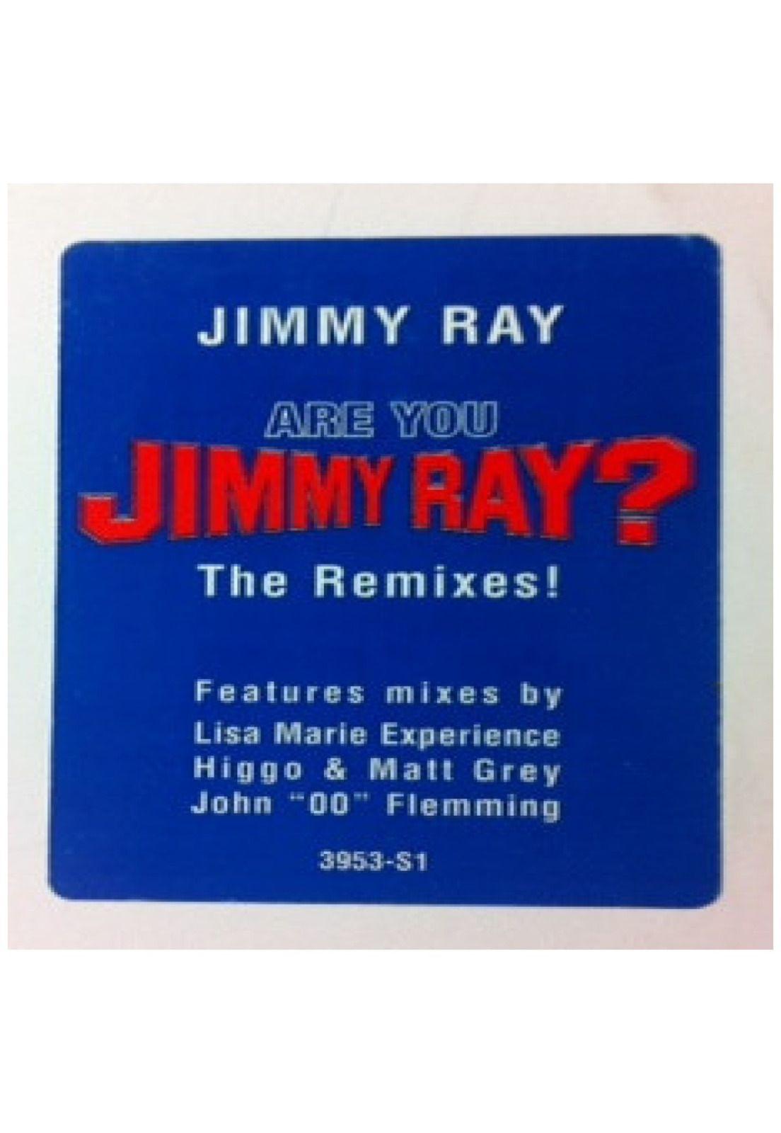 JIMMY RAY - ARE YOU JIMMY RAY (THE REMIXES) (PROMO COPY) | 12" MAXI SINGLE VINILO USADO-2