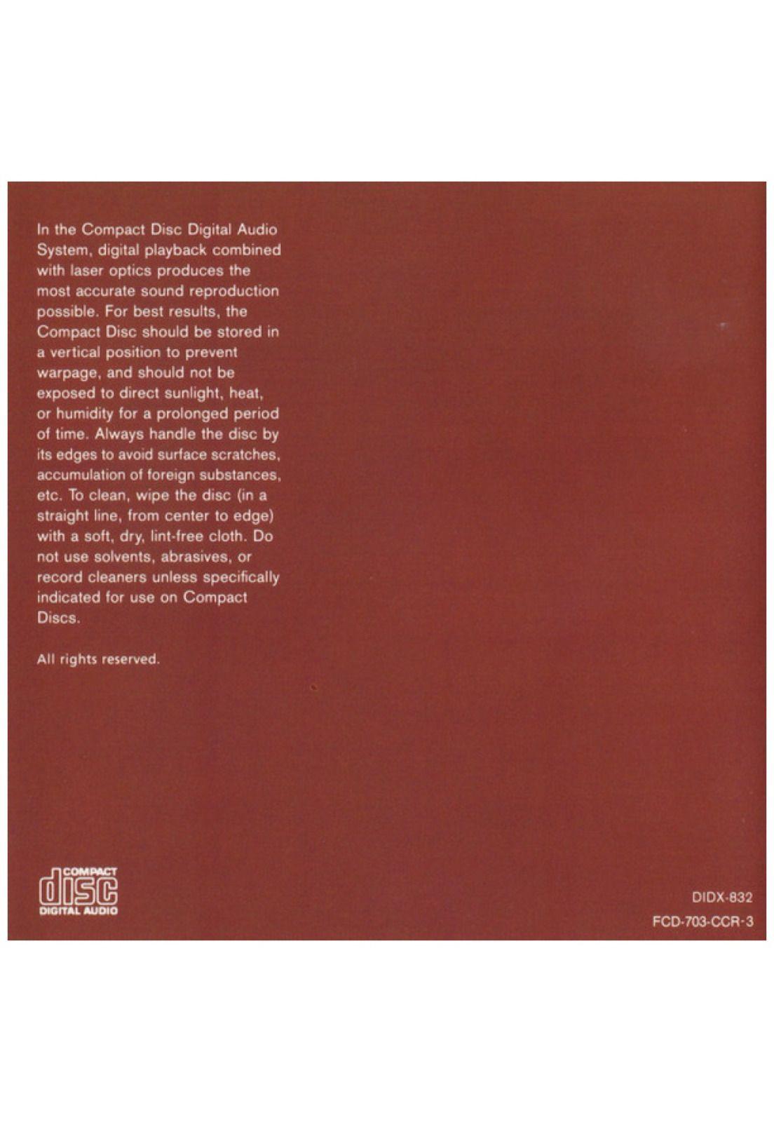 CREEDENCE CLEARWATER REVIVAL - CHRONICLE: 20 GREATEST HITS VOL. 2" | CD-9