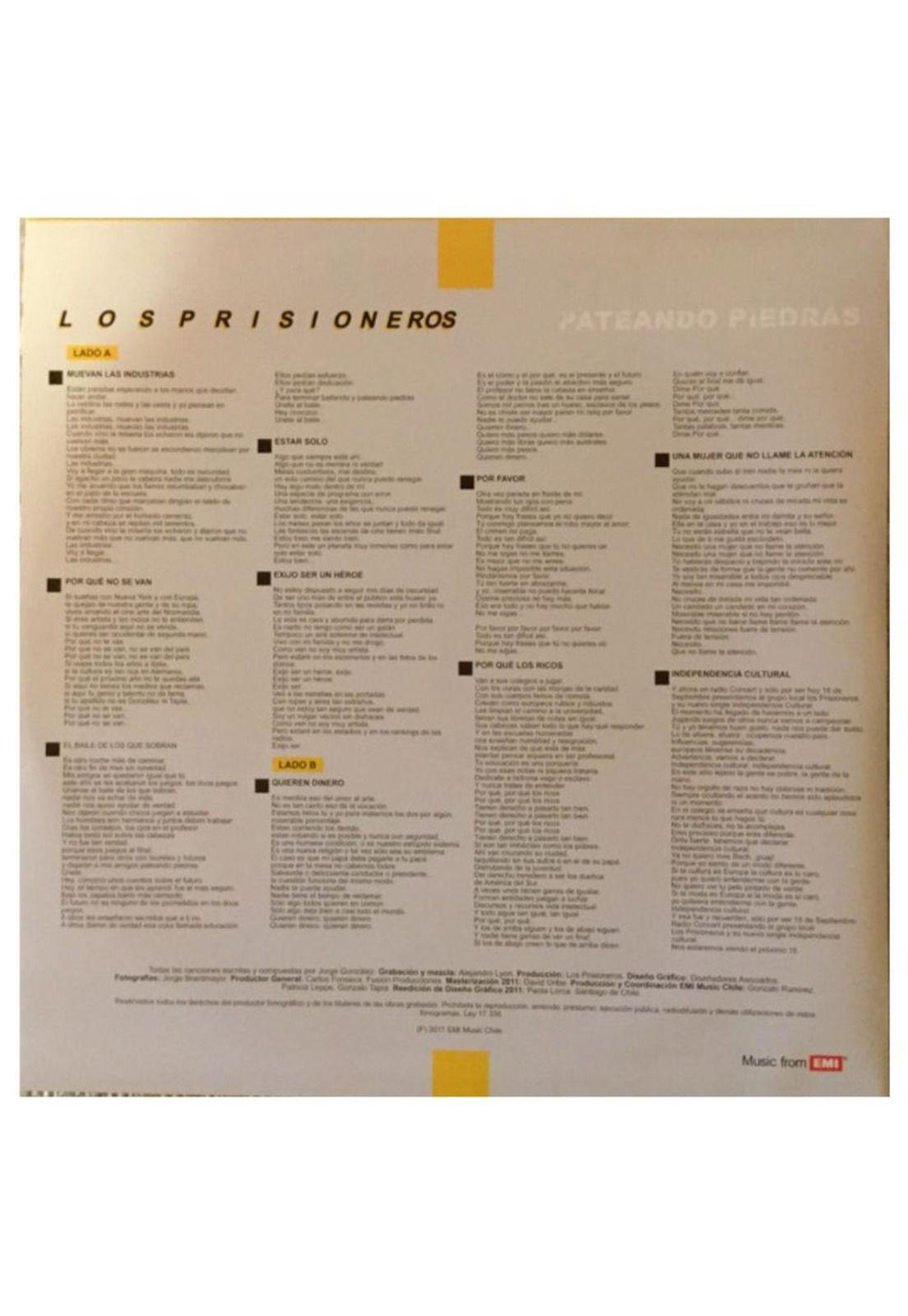 LOS PRISIONEROS - PATEANDO PIEDRAS | VINILO-3