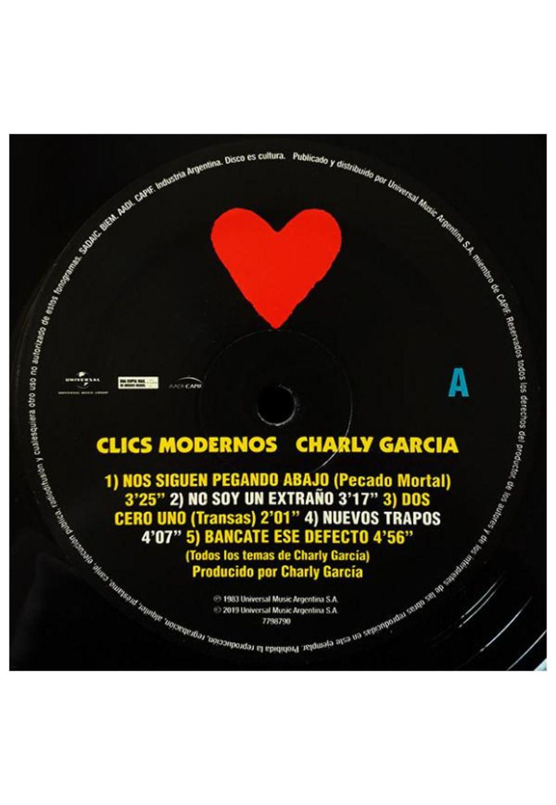 CHARLY GARCIA - CLICS MODERNOS |  VINILO-3