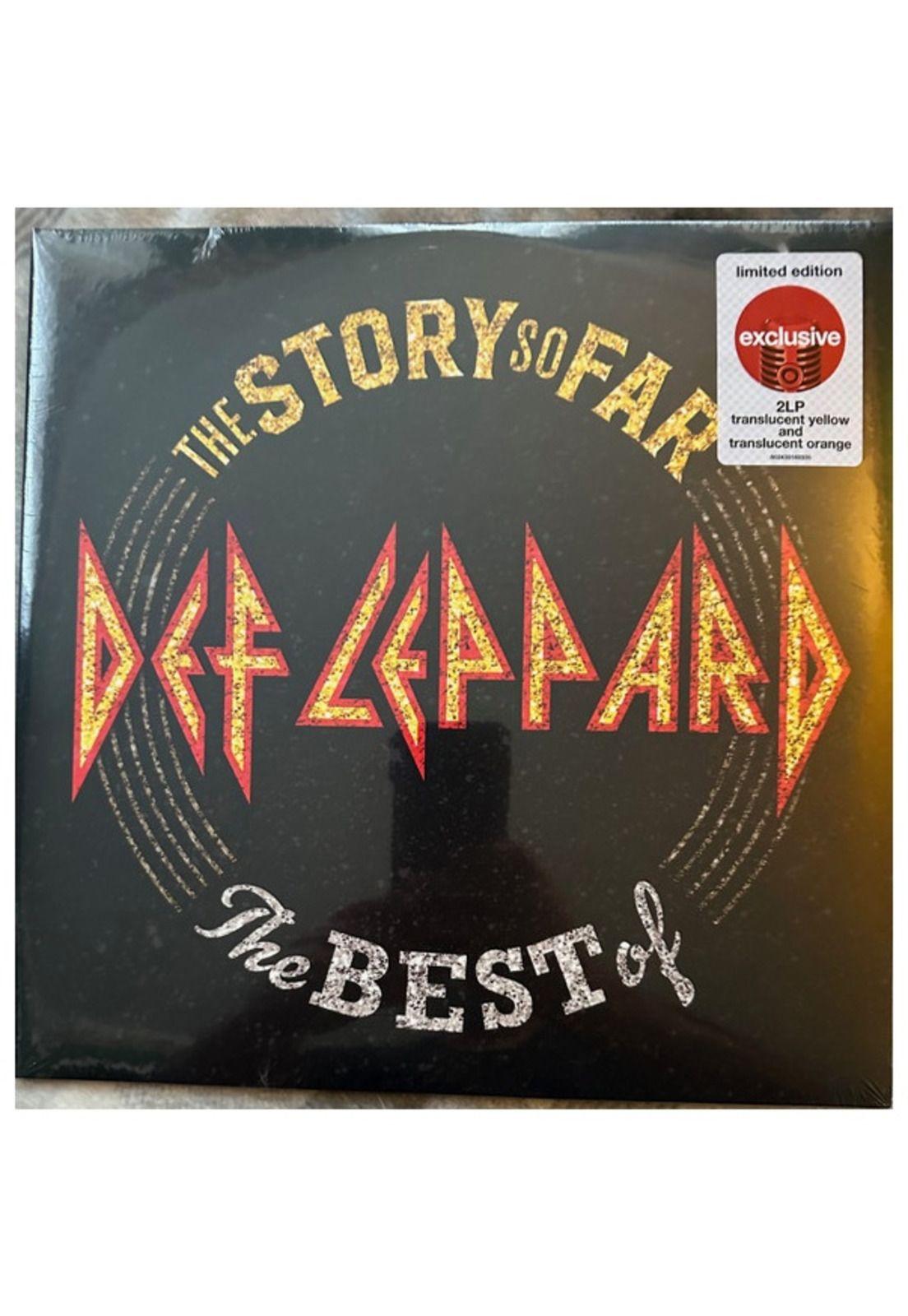 DEF LEPPARD - THE STORY SO FAR: THE BEST OF (2LP) (TRANSLUCENT ORANGE/YELLOW VINYL) | VINILO-3