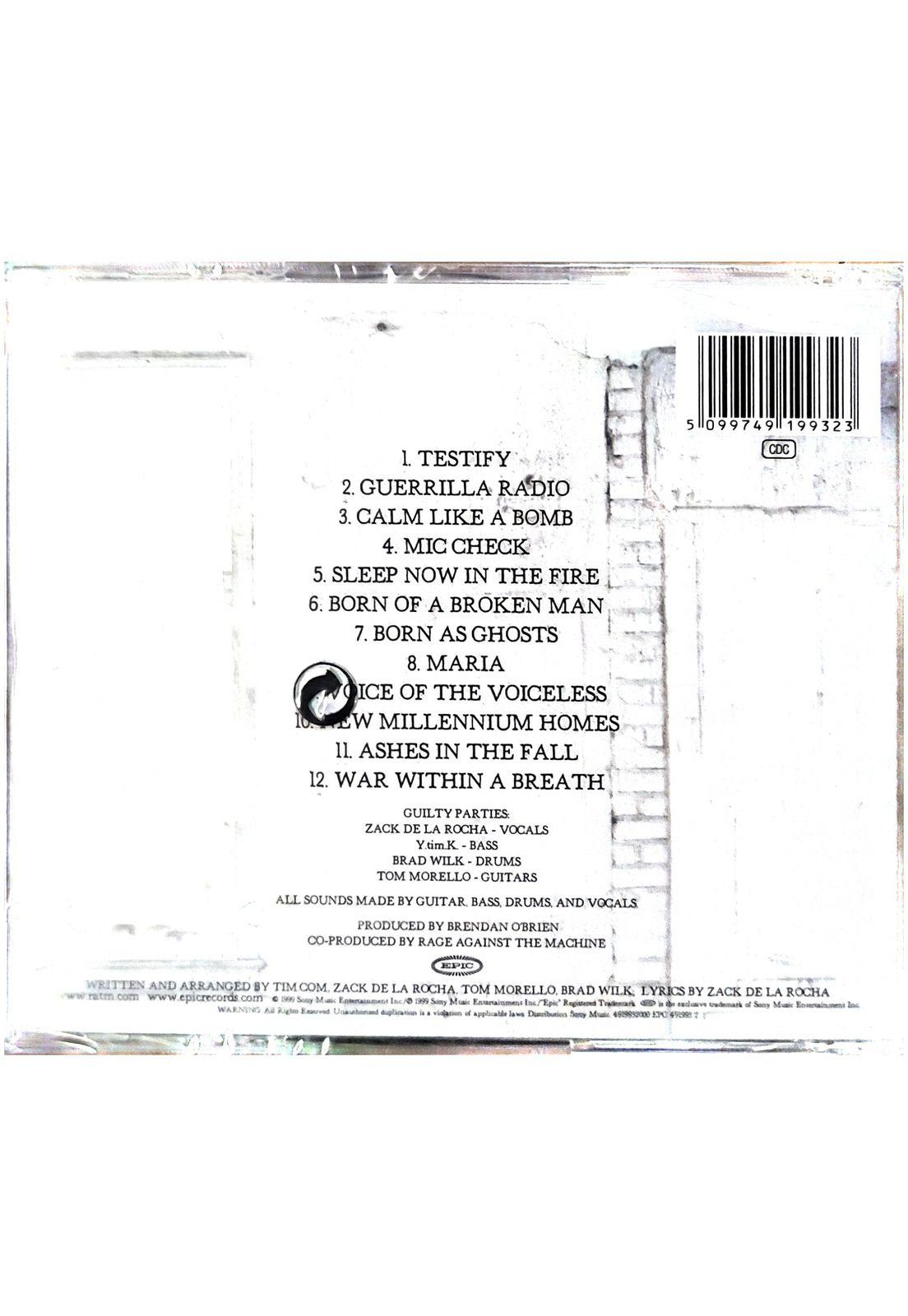 RAGE AGAINST THE MACHINE - THE BATTLE OF LOS ANGELES | CD-1