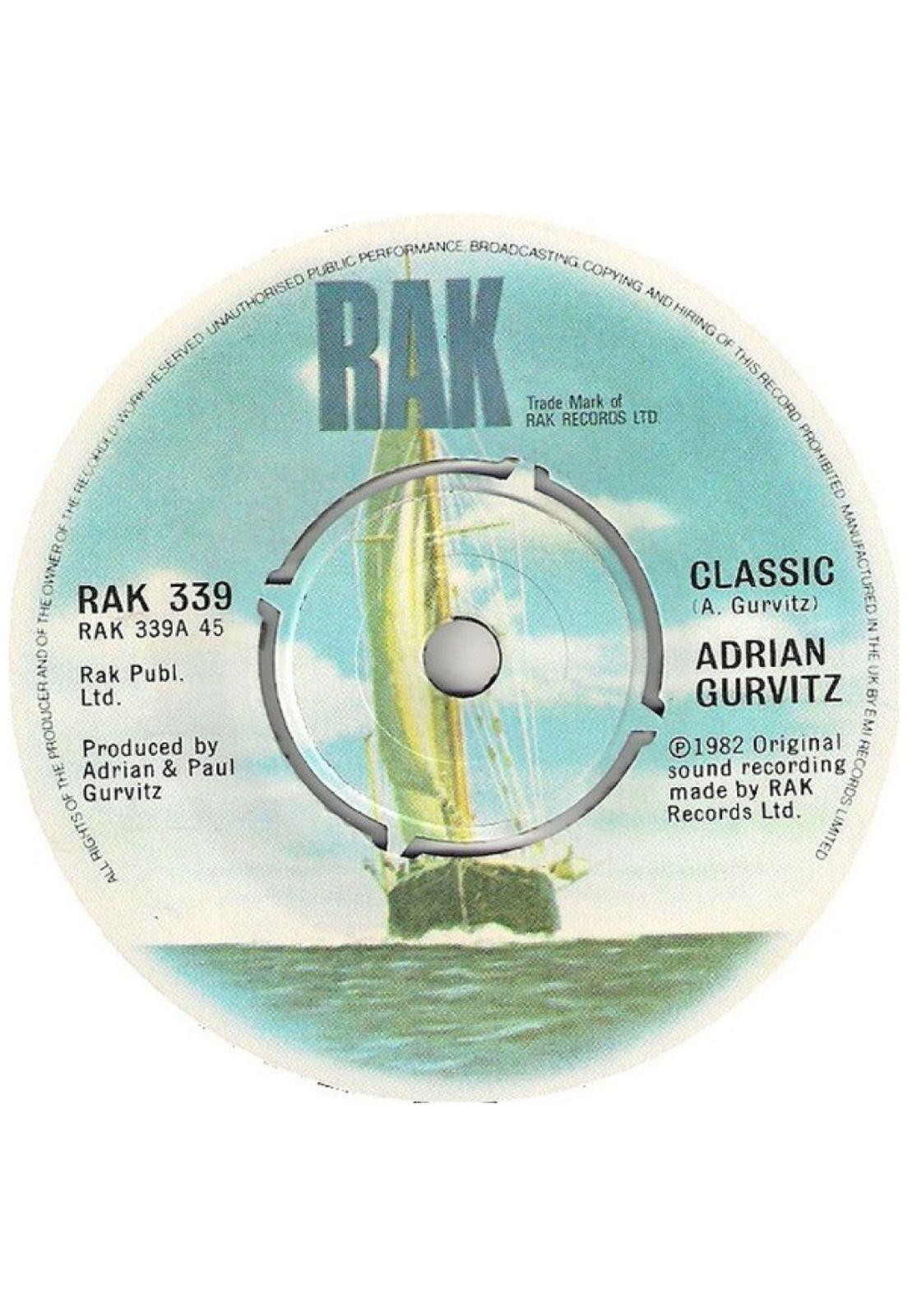 ADRAIN GURVITZ - CLASSIC | 7" SINGLE USADO-2
