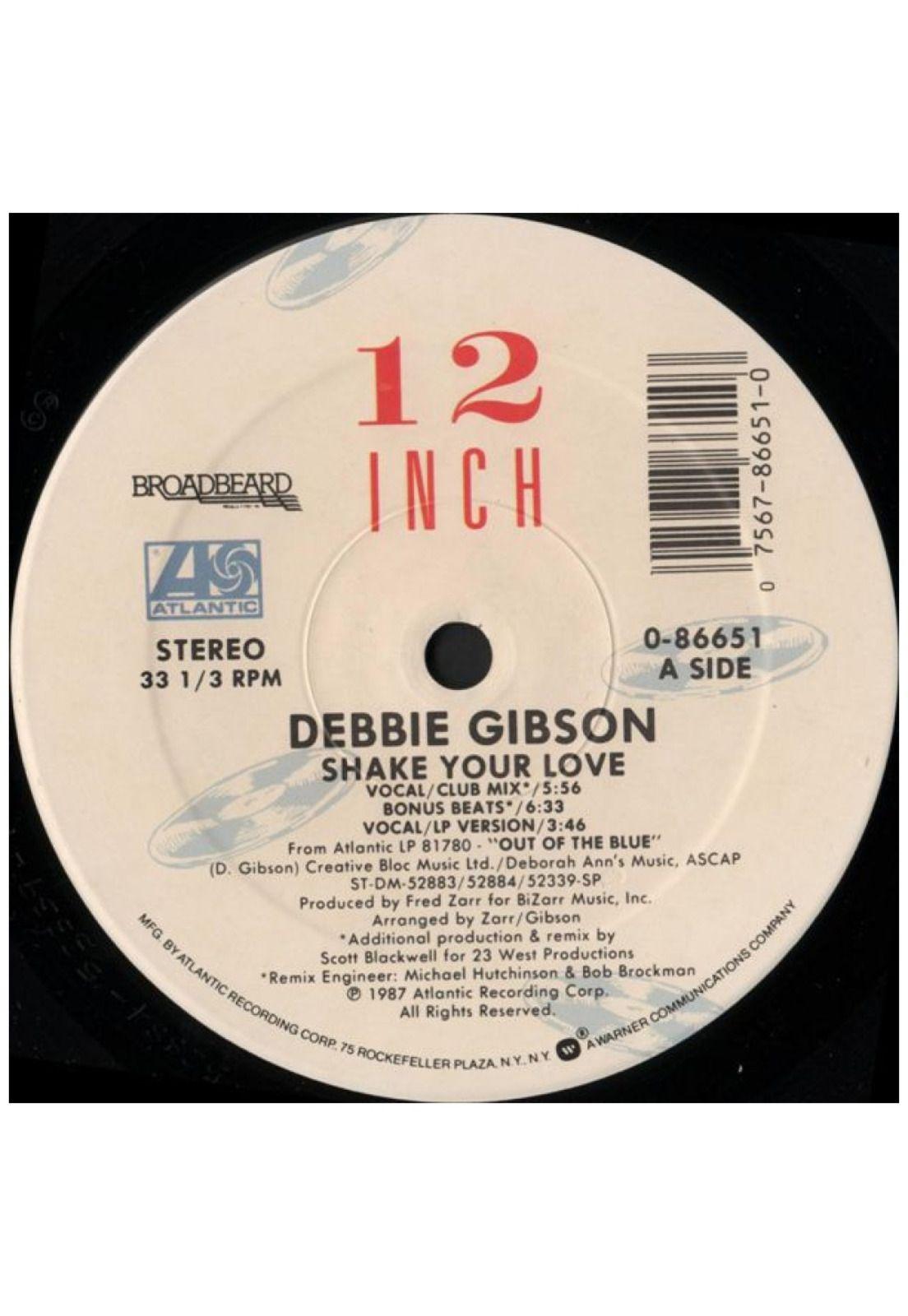 DEBBIE GIBSON - SHAKE YOUR LOVE | 12" MAXI SINGLE VINILO USADO-2