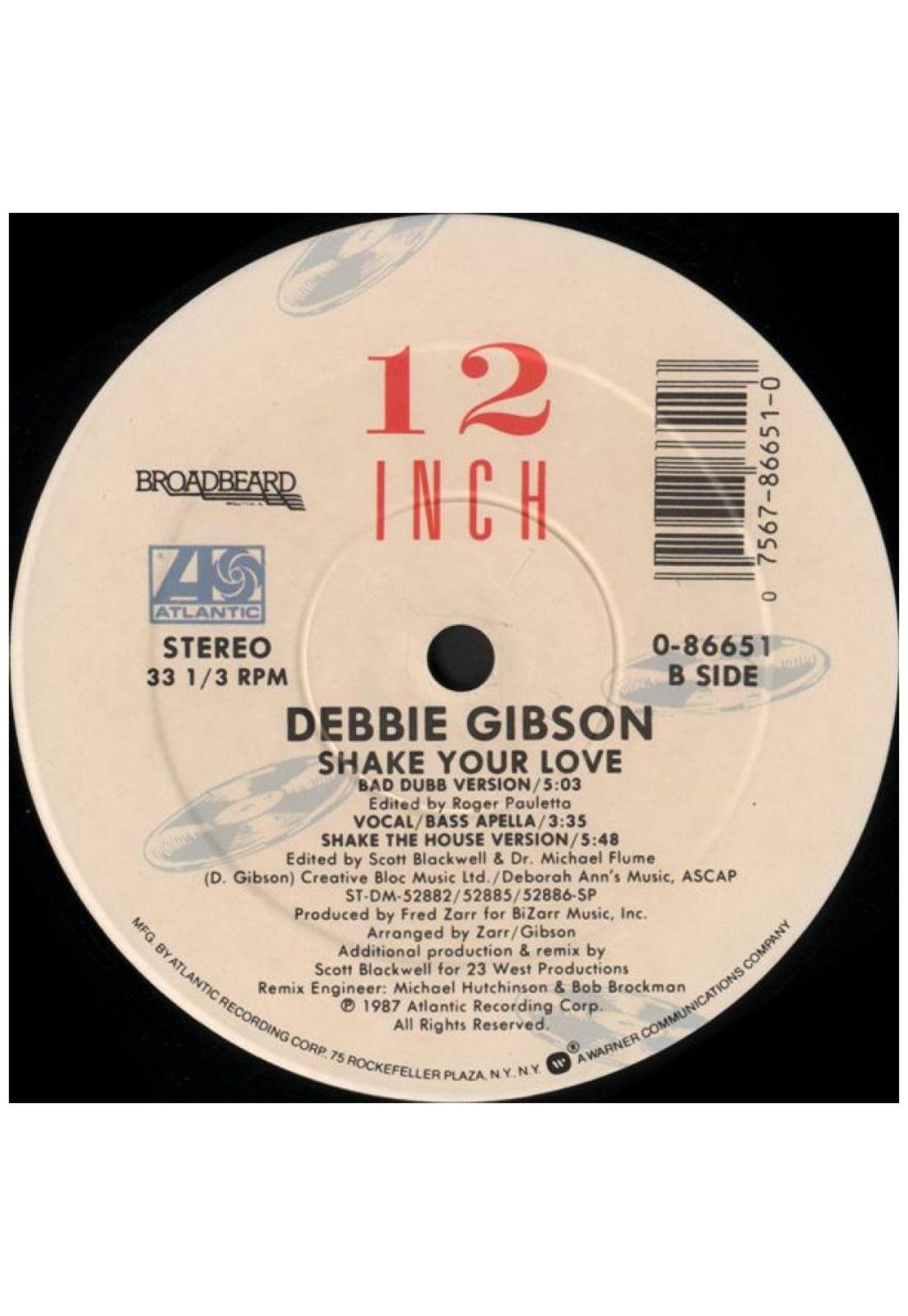 DEBBIE GIBSON - SHAKE YOUR LOVE | 12" MAXI SINGLE VINILO USADO-3
