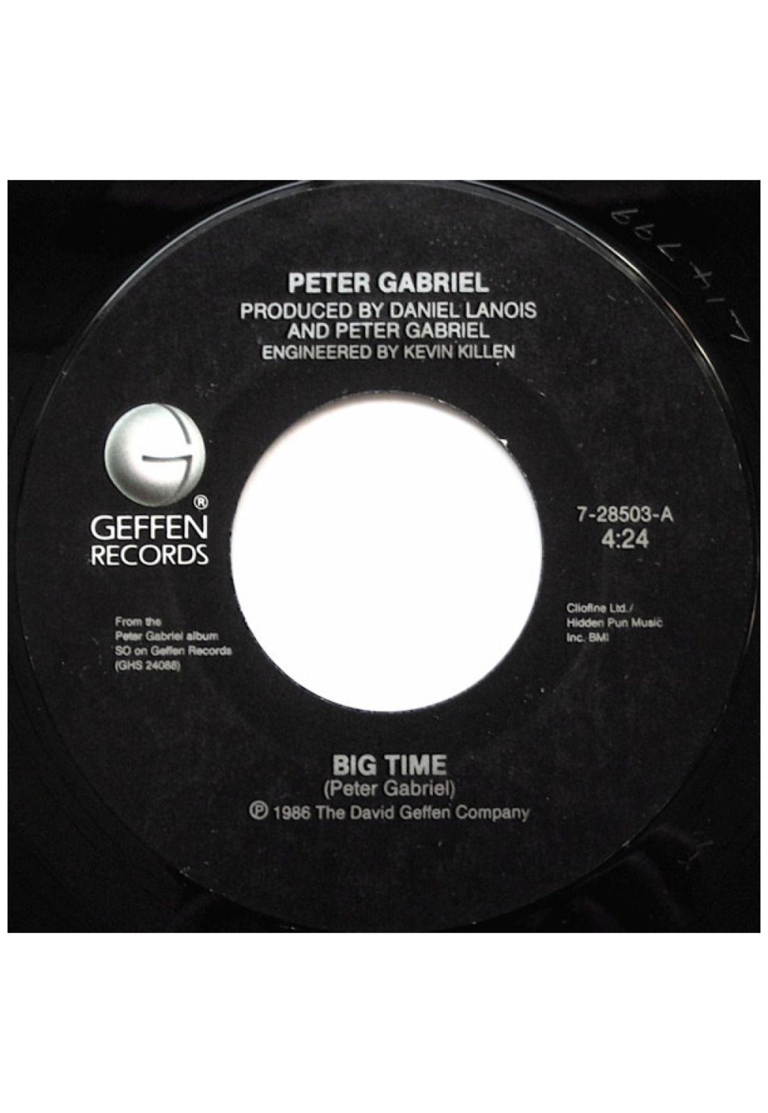 PETER GABRIEL - BIG TIME | 7" SINGLE USADO-2