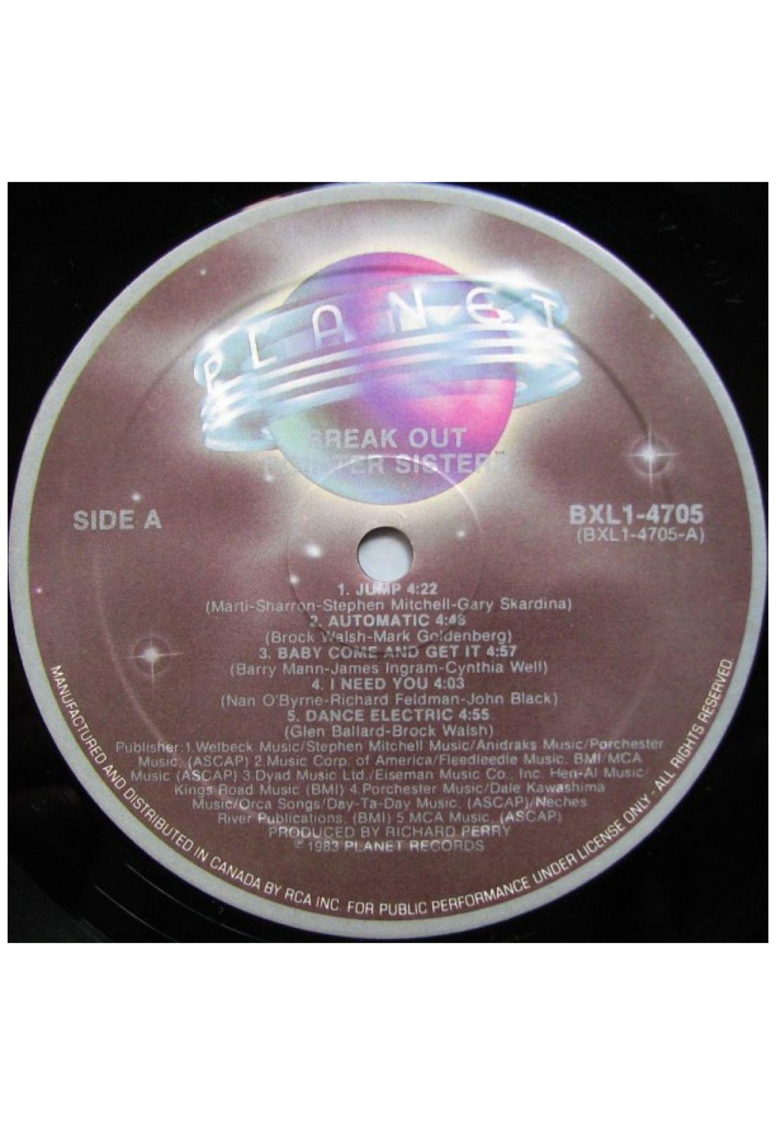 POINTER SISTERS - BREAK OUT | VINILO USADO-2