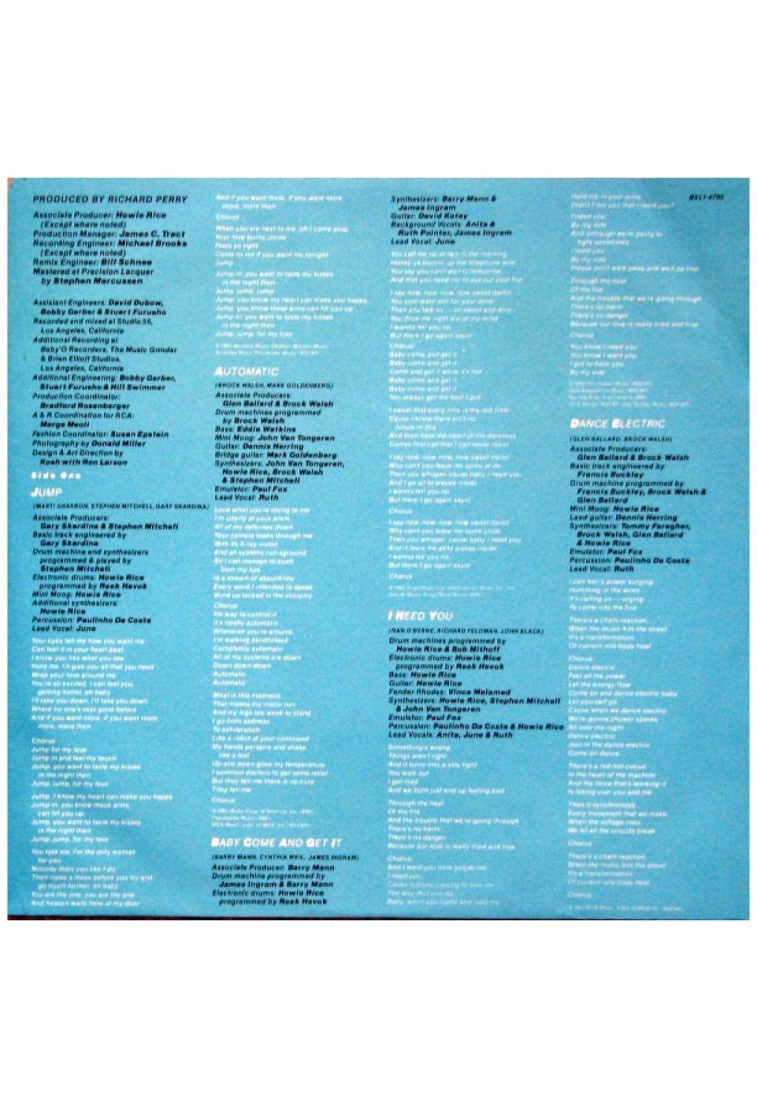 POINTER SISTERS - BREAK OUT | VINILO USADO-5