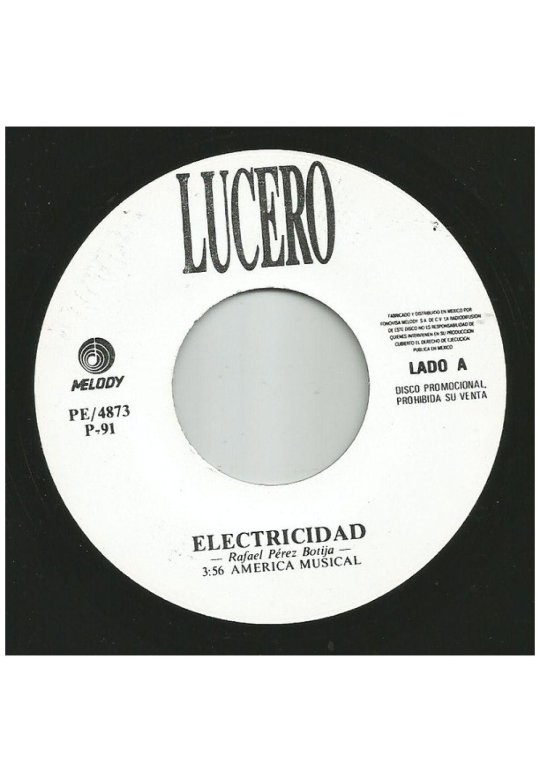 LUCERO - ELECTRICIDAD | 7" SINGLE USADO-3