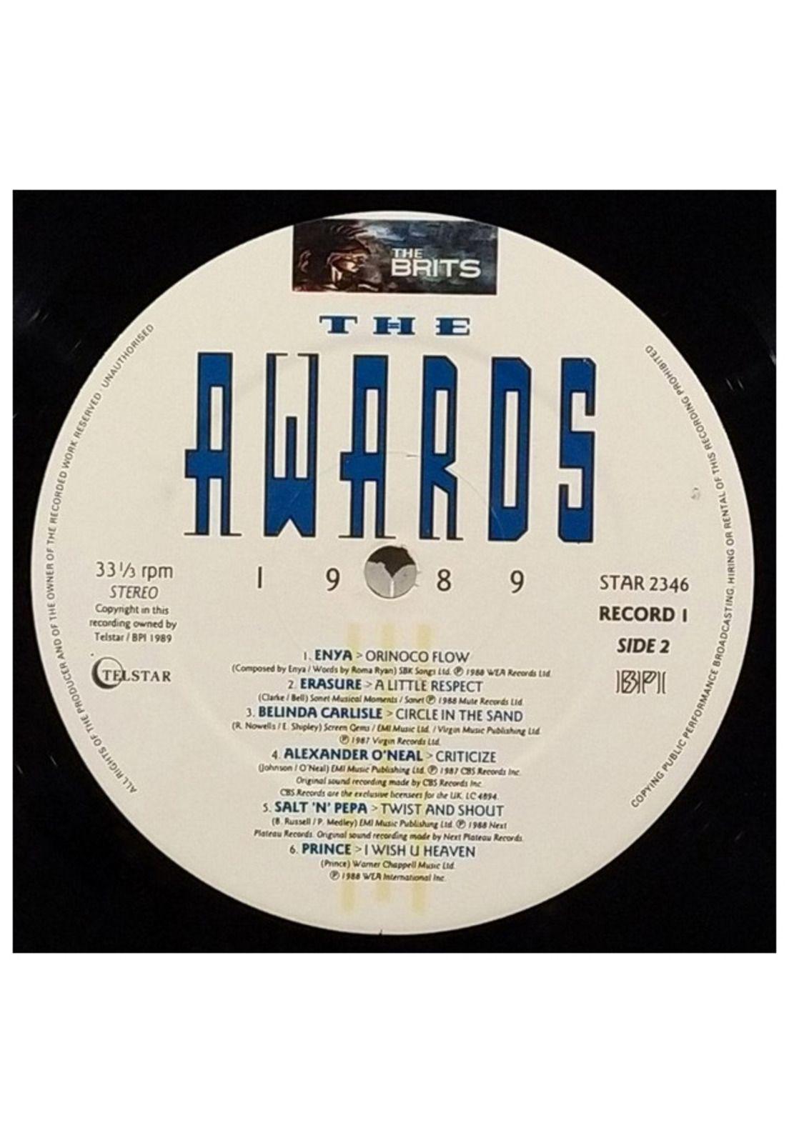 THE AWARDS 1989 - THE DEFINITIVE ALBUM THE BRITS AWARDS 1989 (2LP) | VINILO USADO-5