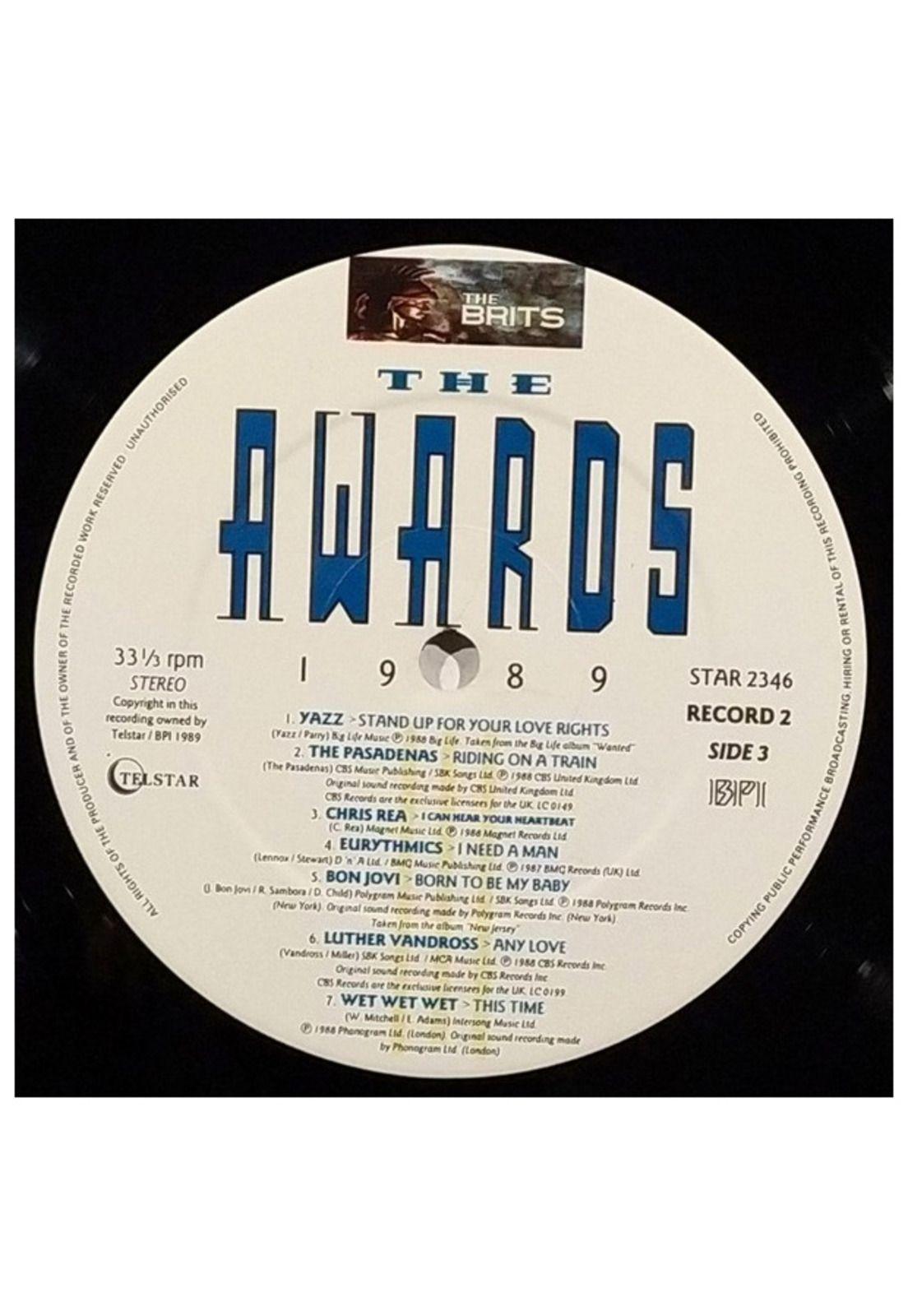 THE AWARDS 1989 - THE DEFINITIVE ALBUM THE BRITS AWARDS 1989 (2LP) | VINILO USADO-6