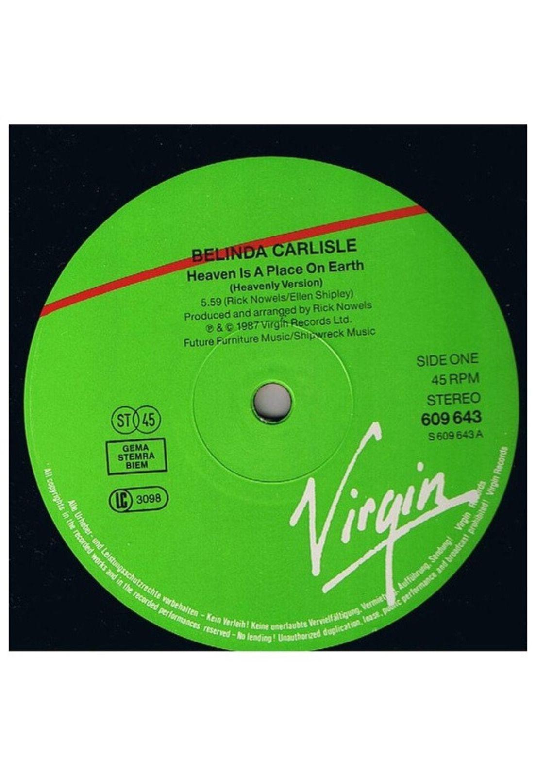 BELINDA CARLISLE - HEAVEN IS A PLACE ON EARTH | 12" MAXI SINGLE VINILO USADO-2