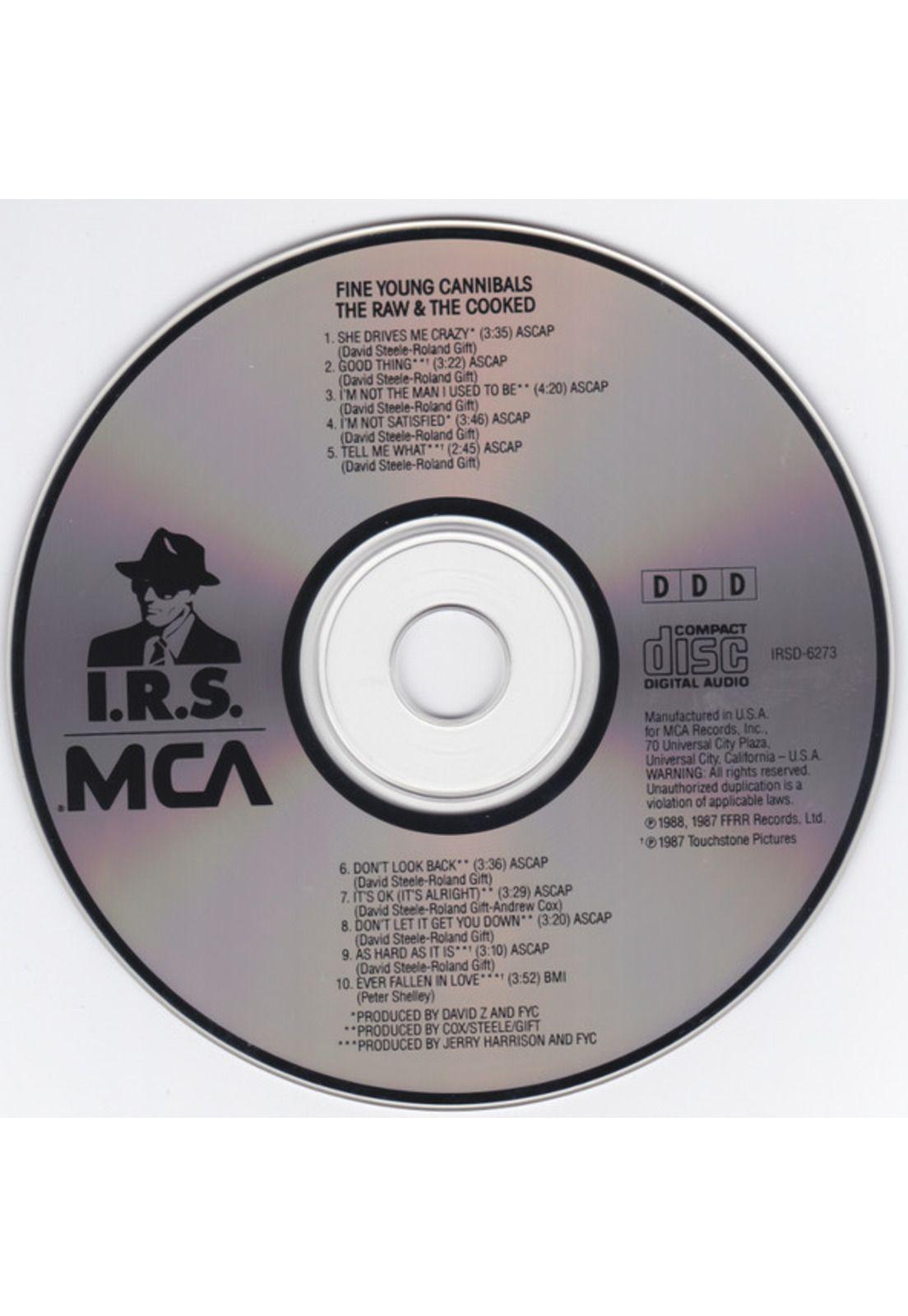 FINE YOUNG CANNIBALS - THE RAW AND THE COOKED | CD USADO-3