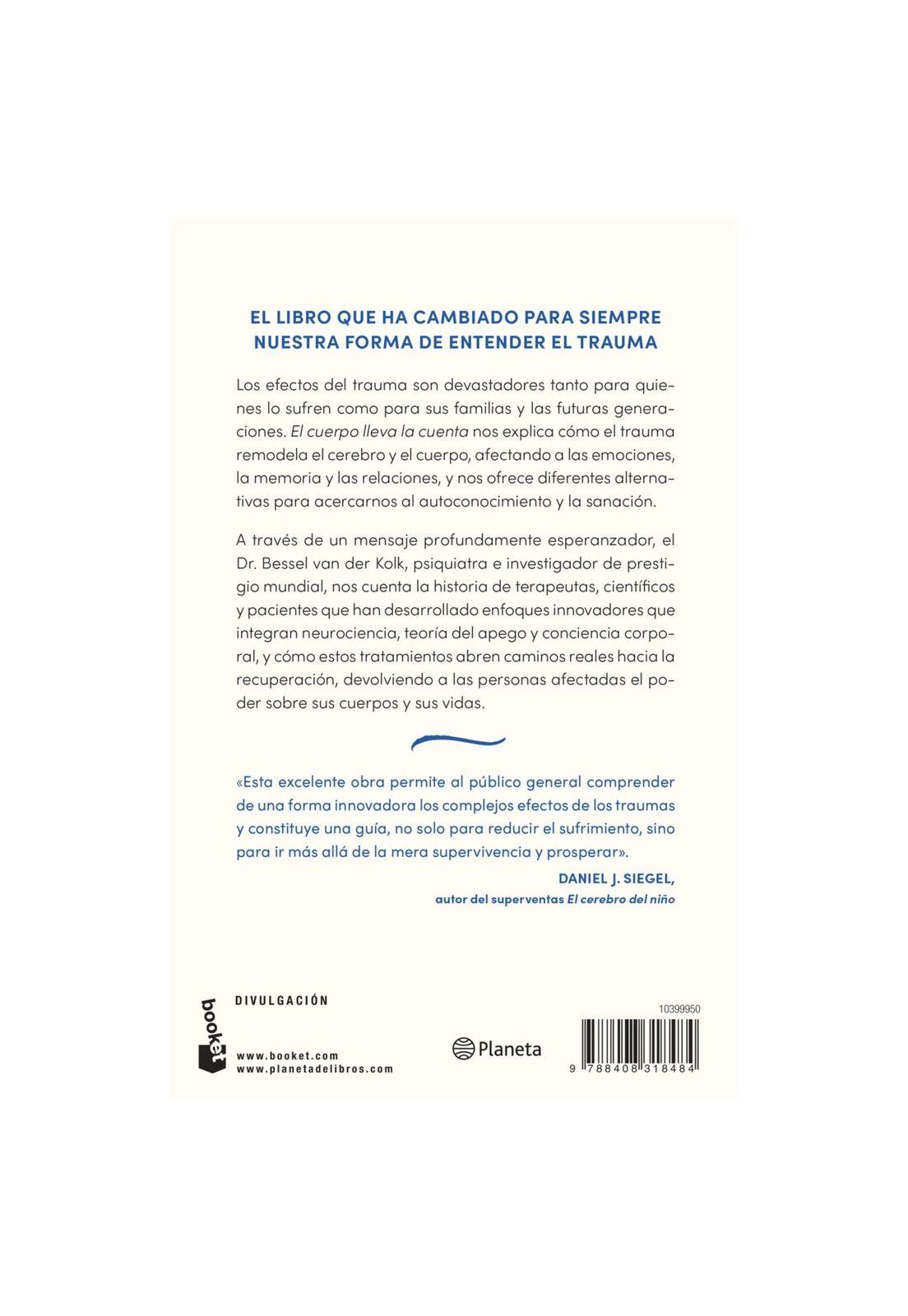 EL CUERPO LLEVA LA CUENTA (TAPA RÚSTICA) - BESSEL VAN DER KOLK | LIBRO-1