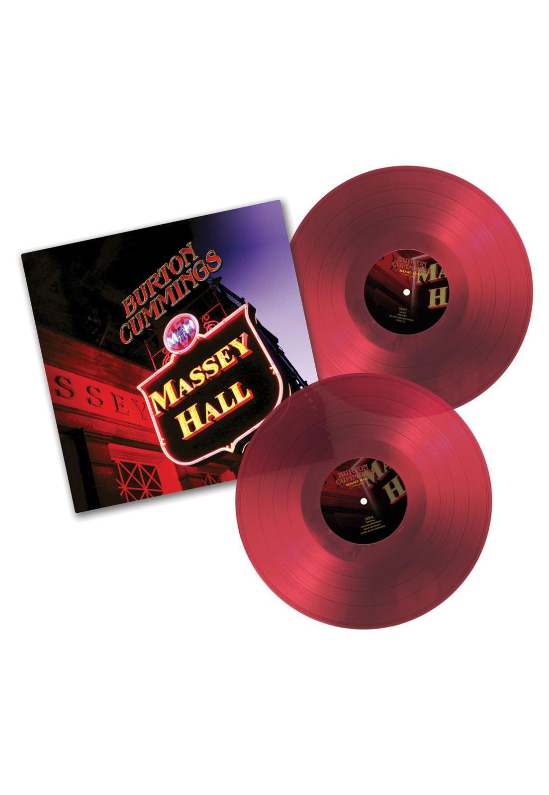 BURTON CUMMINGS - MASSEY HALL: LIVE IN TORONTO (2LP) (RED VINYL) | VINILO-2