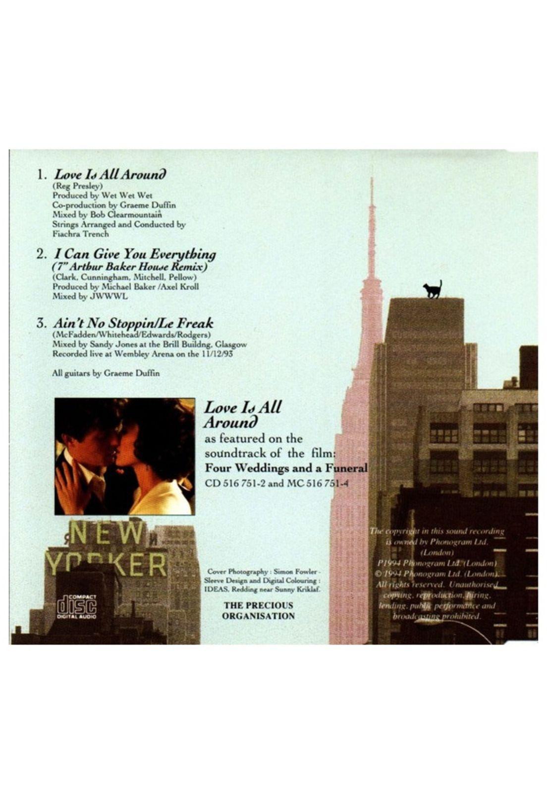 WET WET WET - LOVE IS ALL AROUND | CD SINGLE USADO-1