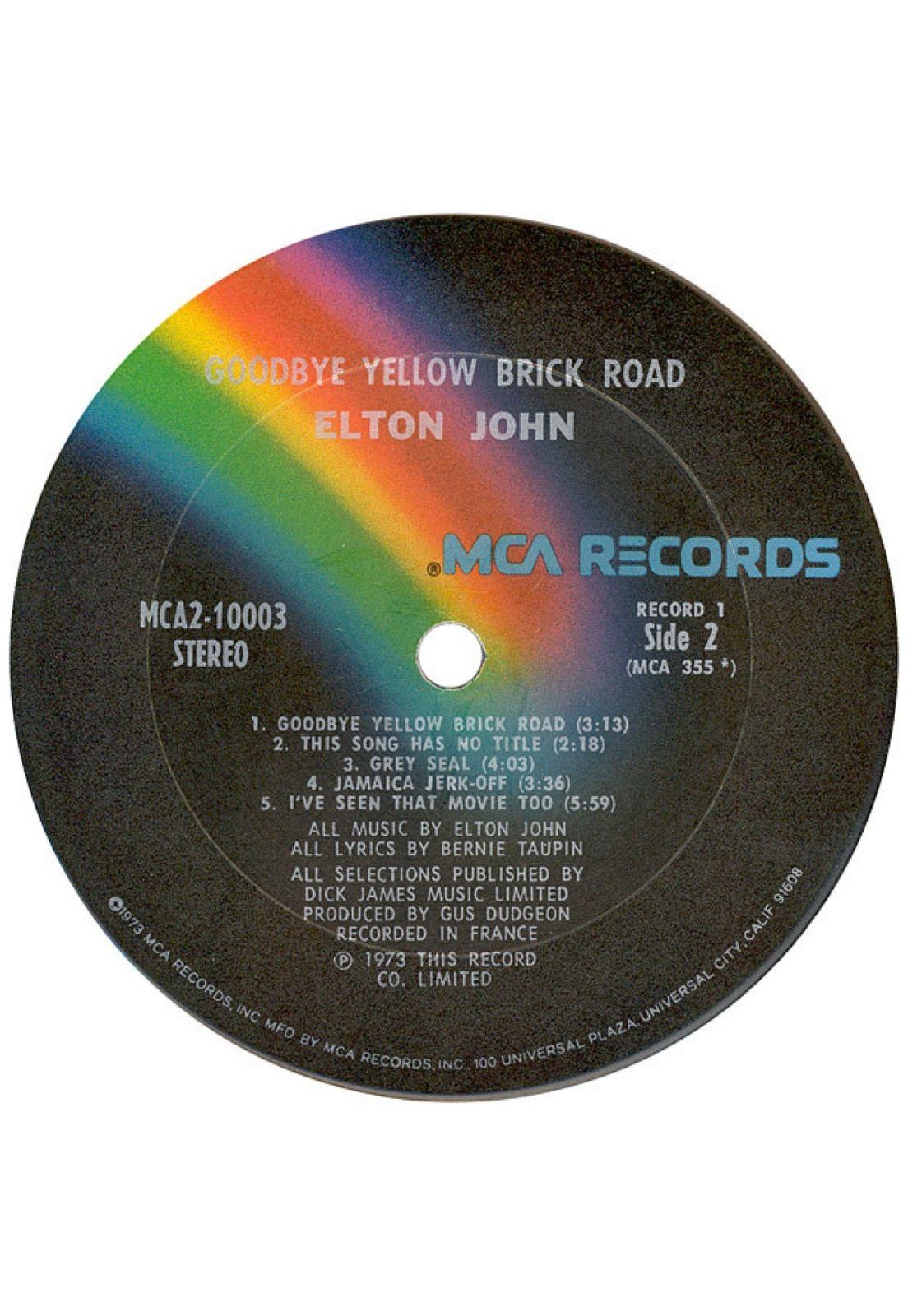 ELTON JOHN - GOODBYE YELLOW BRICK ROAD (2LP) | VINILO USADO-3