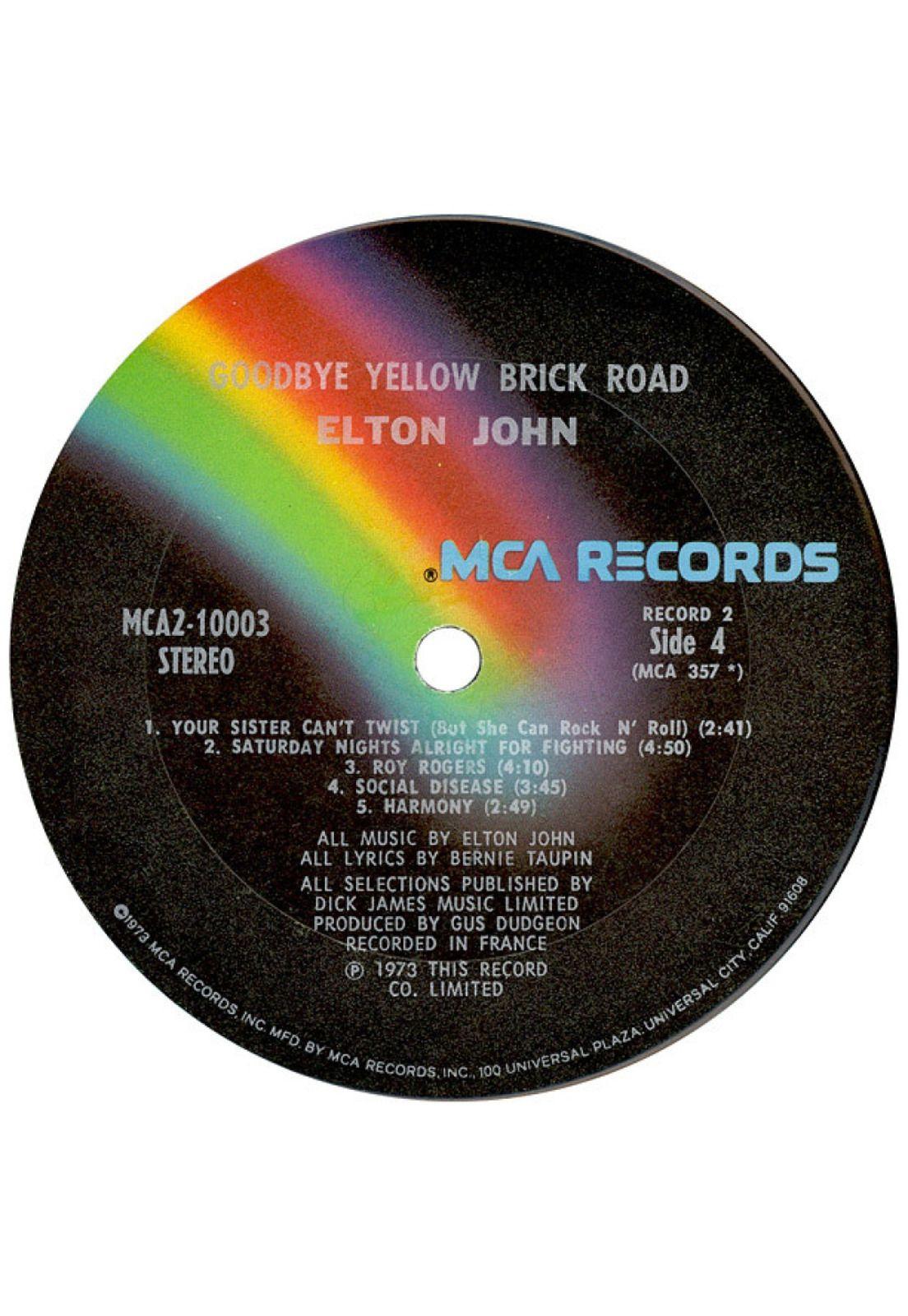 ELTON JOHN - GOODBYE YELLOW BRICK ROAD (2LP) | VINILO USADO-5