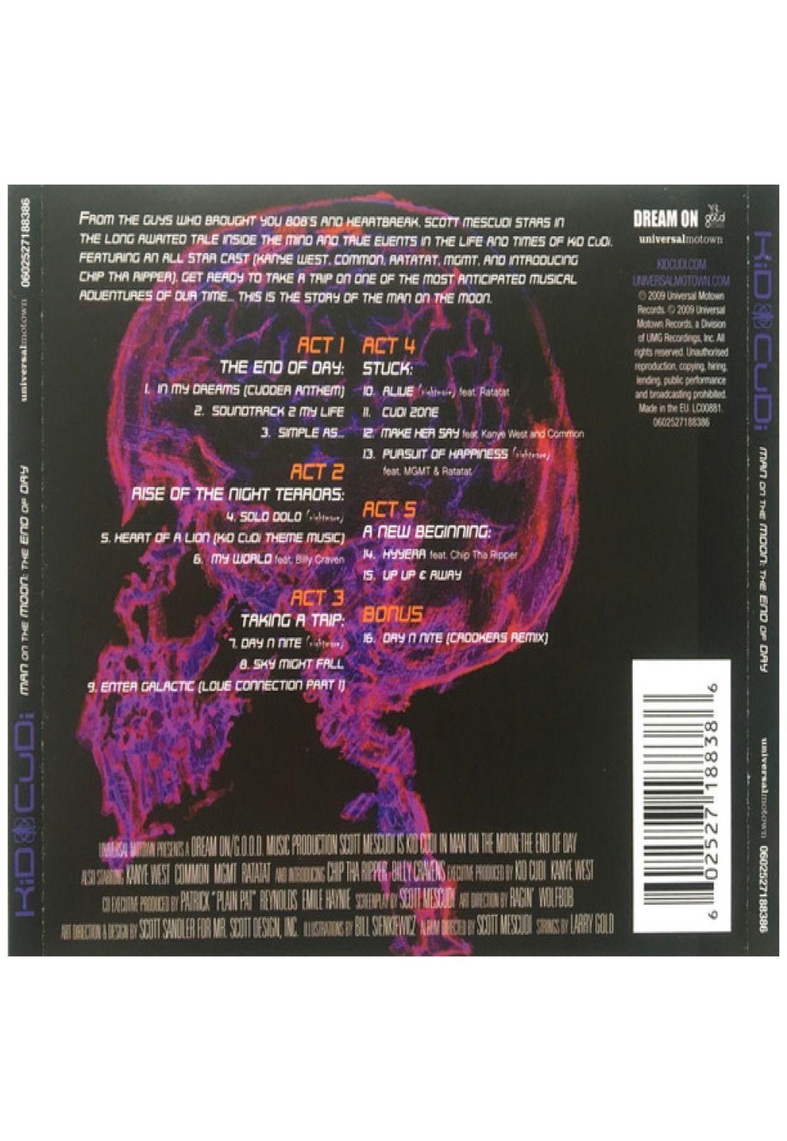 KID CUDI - MAN ON THE MOON - THE END OF DAY | CD-4