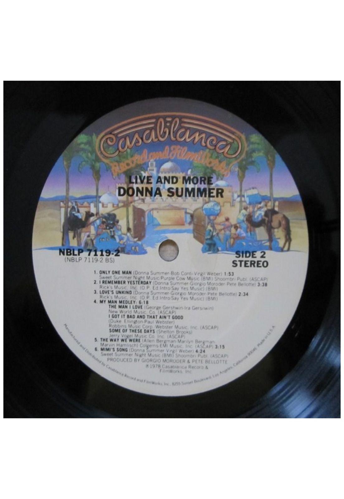 DONNA SUMMER - LIVE AND MORE (2LP) | VINILO USADO-8