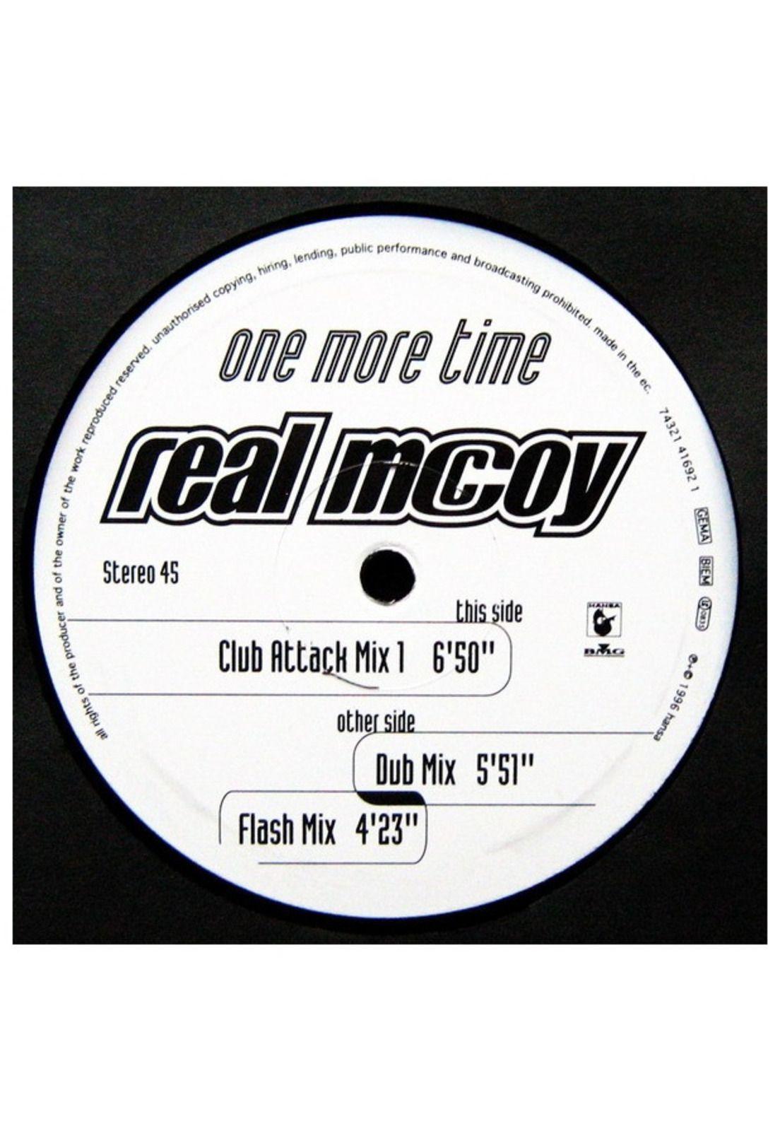 REAL McCOY - ONE MORE TIME | 12" MAXI SINGLE VINILO USADO-3