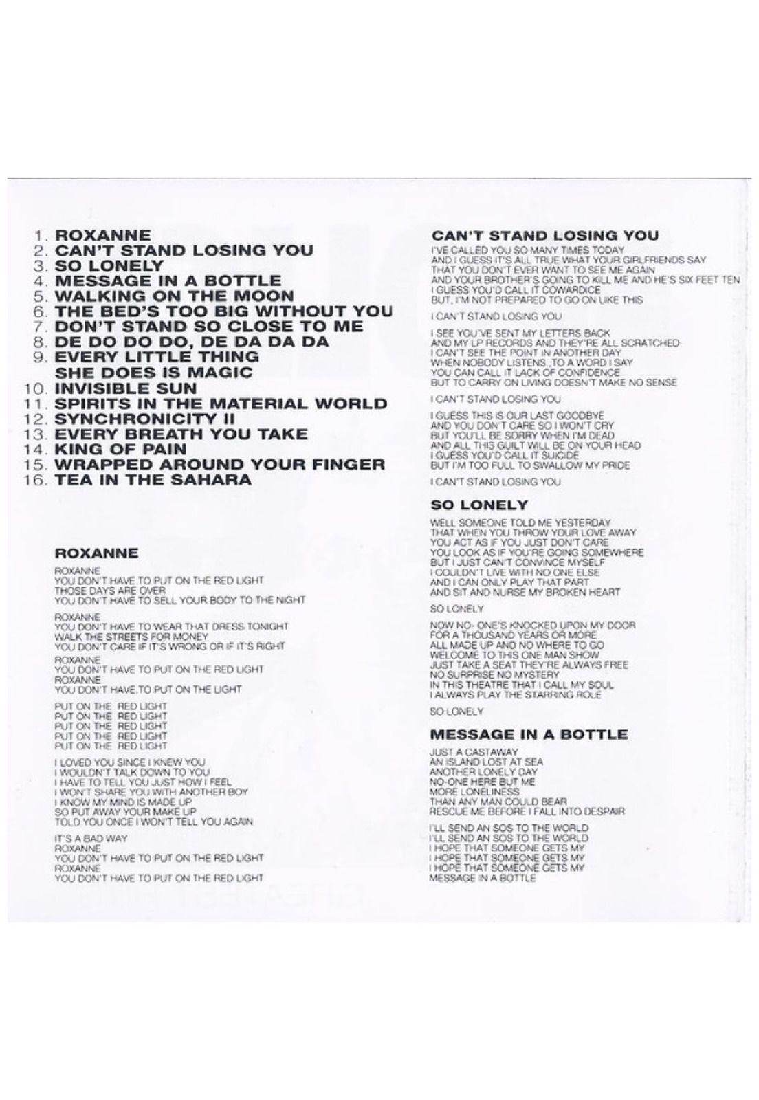 POLICE  - GREATEST HITS | CD-4