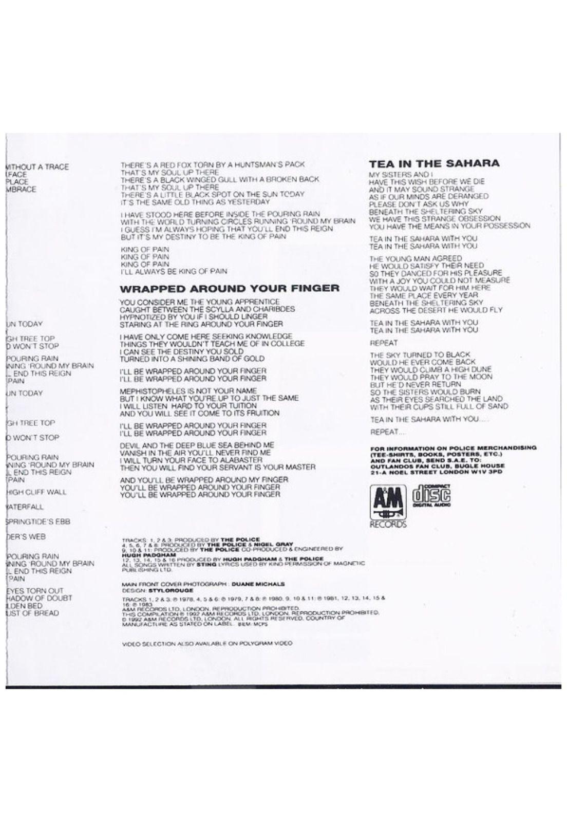 POLICE  - GREATEST HITS | CD-8