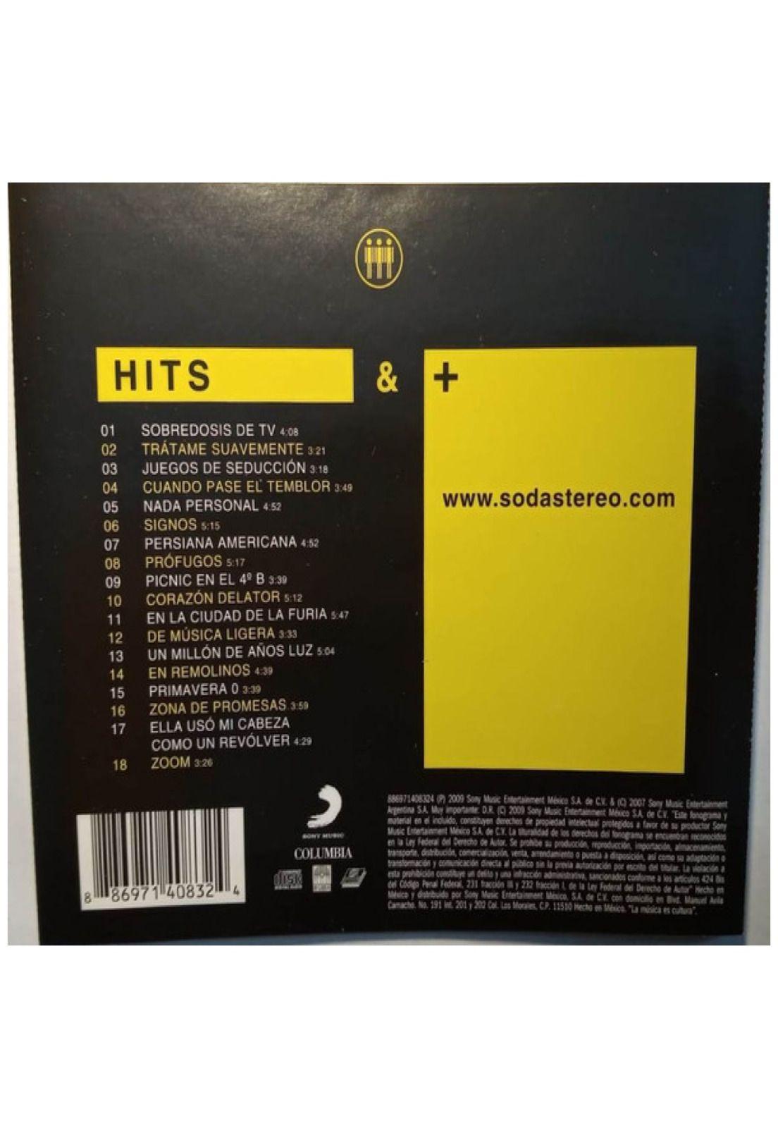 SODA STEREO - ME VERÁS VOLVER: HITS | CD-5