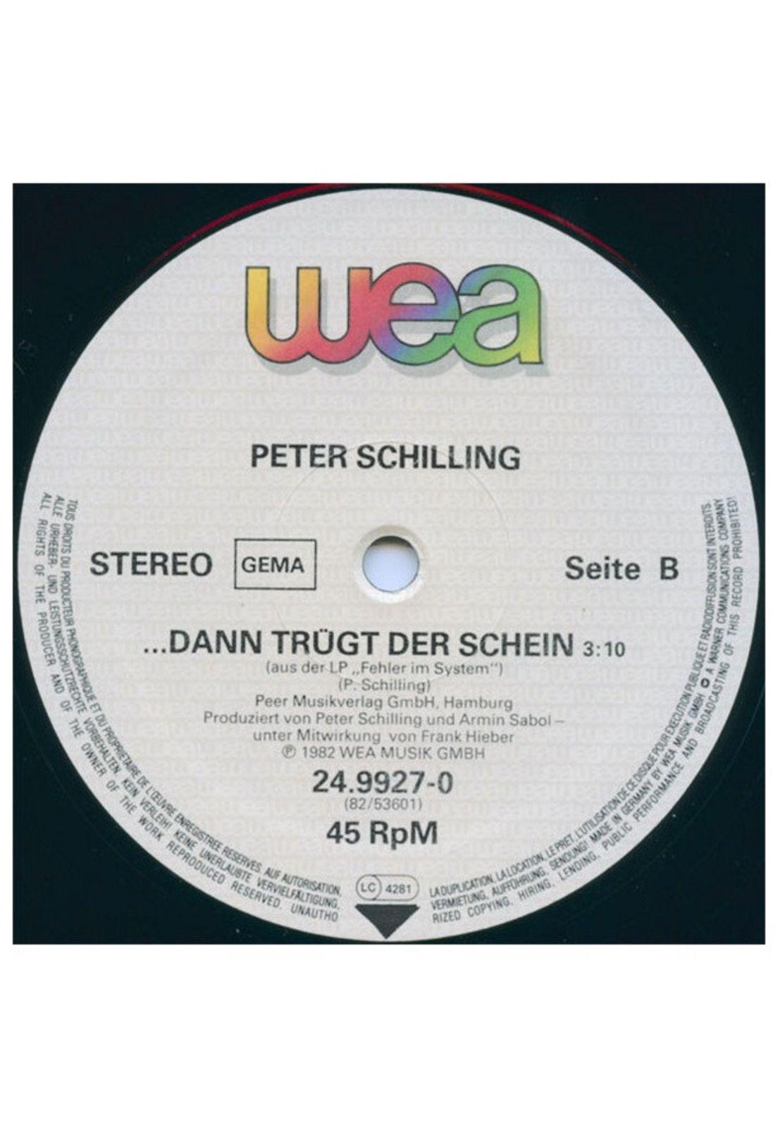 PETER SCHILLING - MAJOR TOM (VOLLIG LOSGELLOST) | 12" MAXI SINGLE VINILO USADO-2
