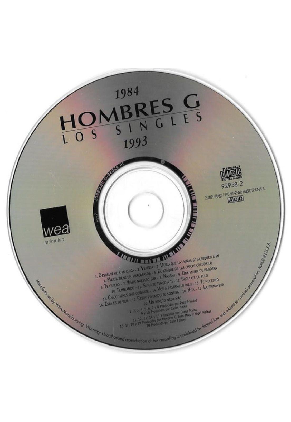 HOMGRES G - LOS SINGLES 1984-1993 | CD-7