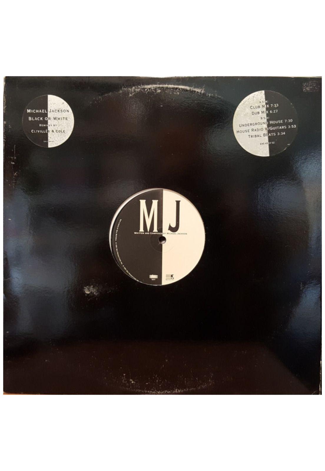 MICHAEL JACKSON - BLACK OR WHITE (THE CLIVILLES & COLE RMS) | 12" MAXI SINGLE VINILO USADO-1